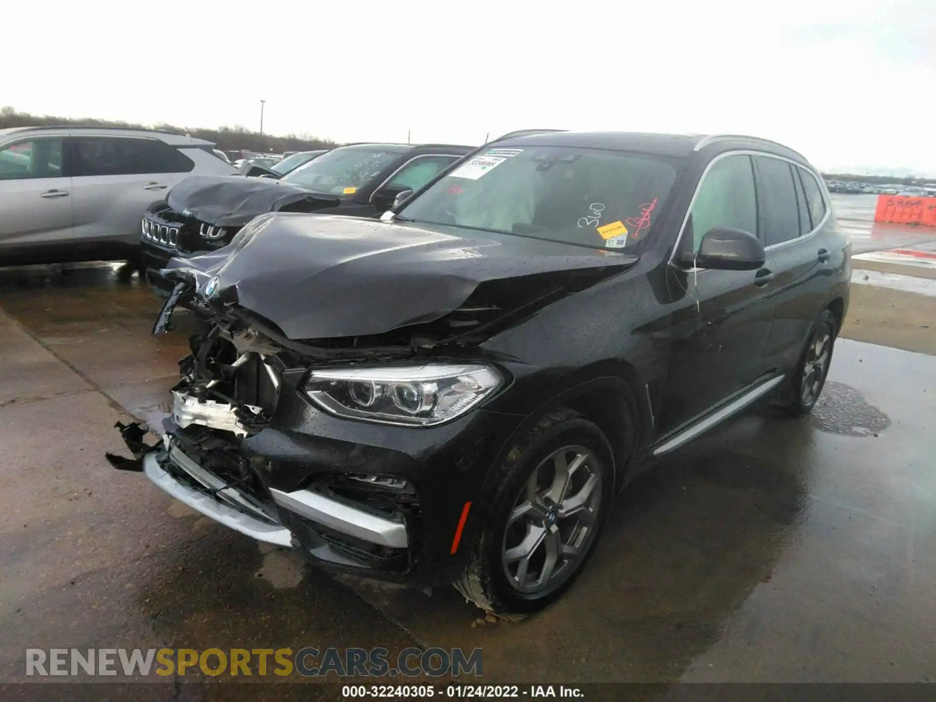 2 Photograph of a damaged car 5UXTY3C07M9F68574 BMW X3 2021