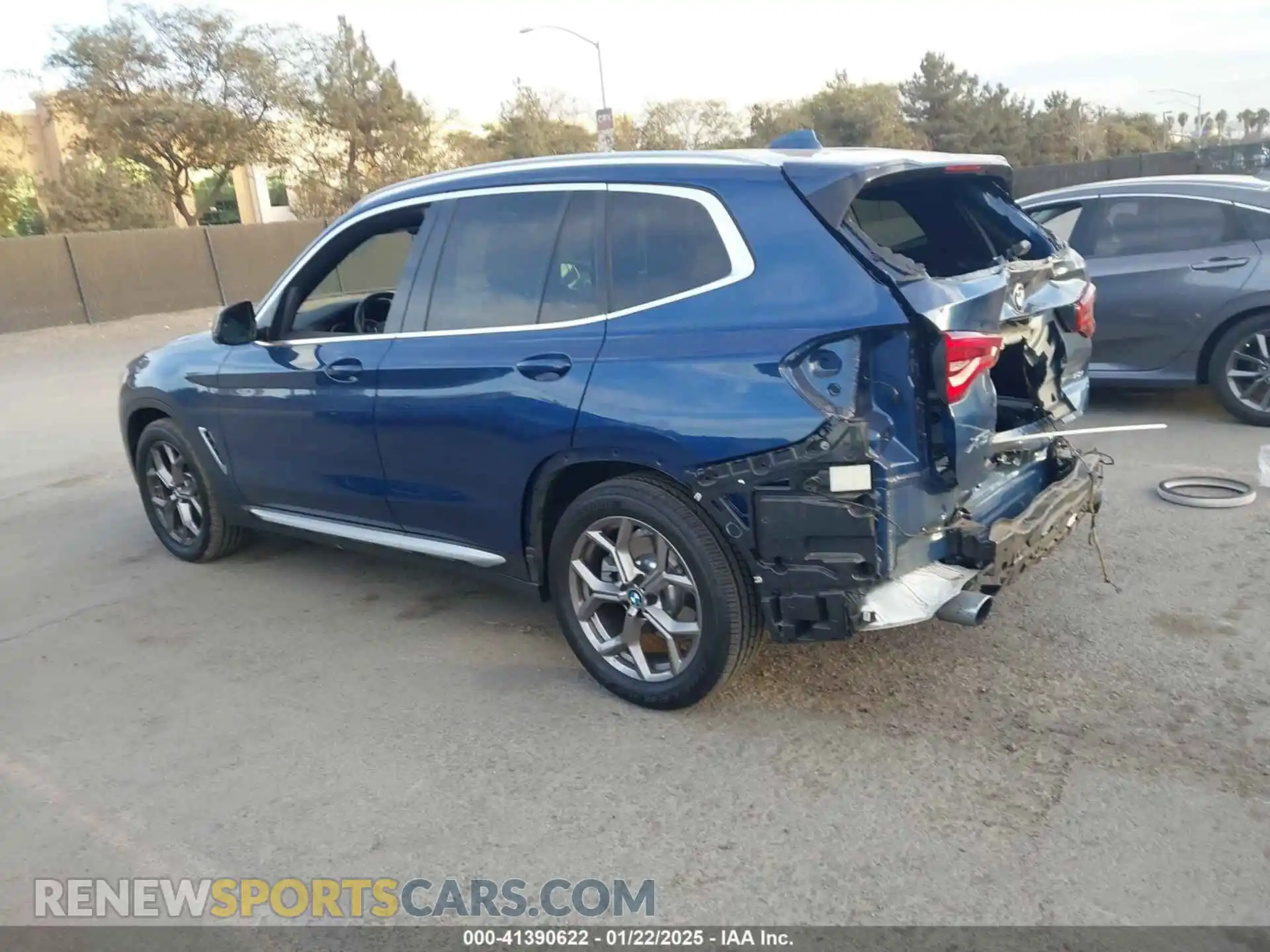 3 fotografías del automóvil dañado 5UXTY3C07M9H70864 BMW X3 2021