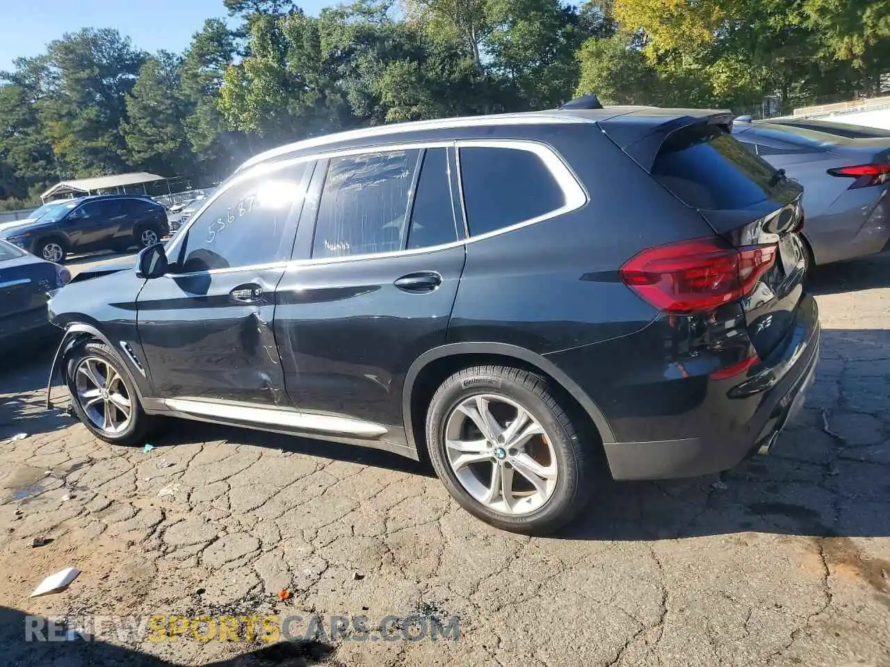 2 fotografías del automóvil dañado 5UXTY3C07M9H99149 BMW X3 2021