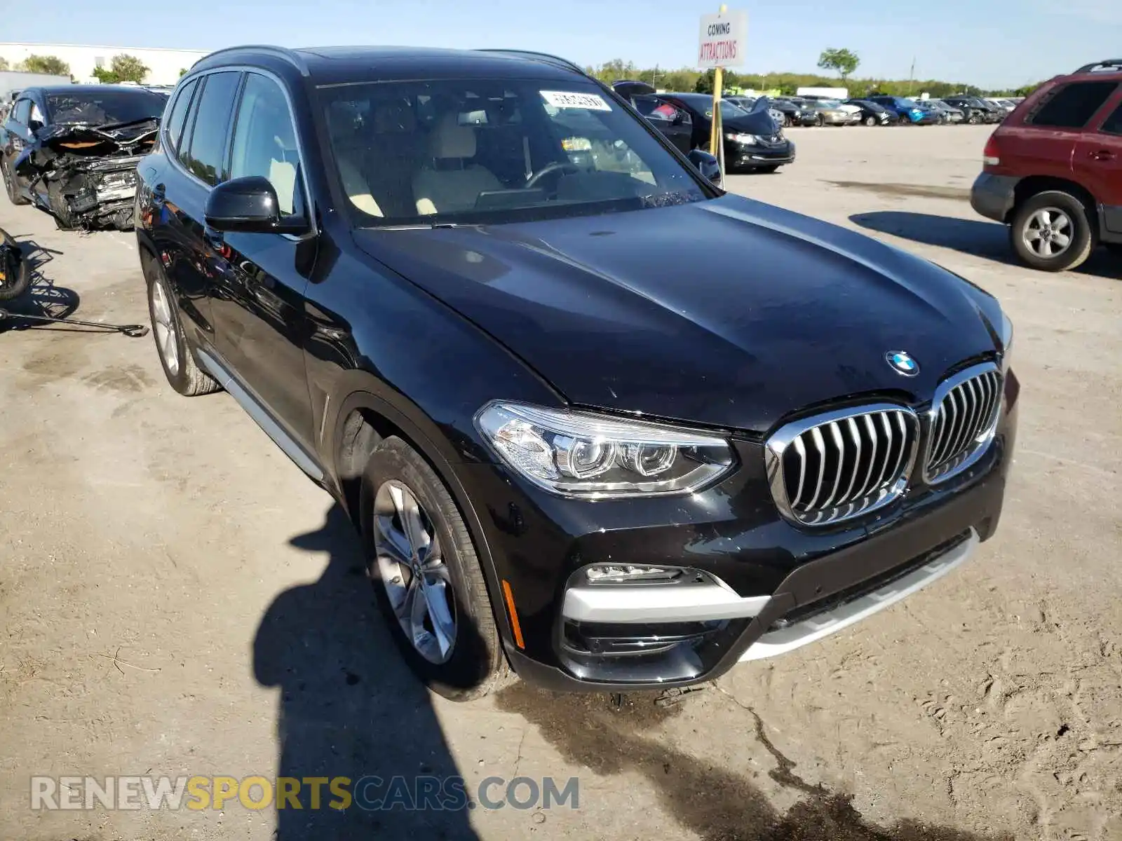 1 Photograph of a damaged car 5UXTY3C07M9H99264 BMW X3 2021