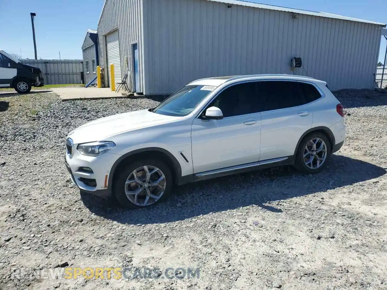 1 Photograph of a damaged car 5UXTY3C08M9D73308 BMW X3 2021