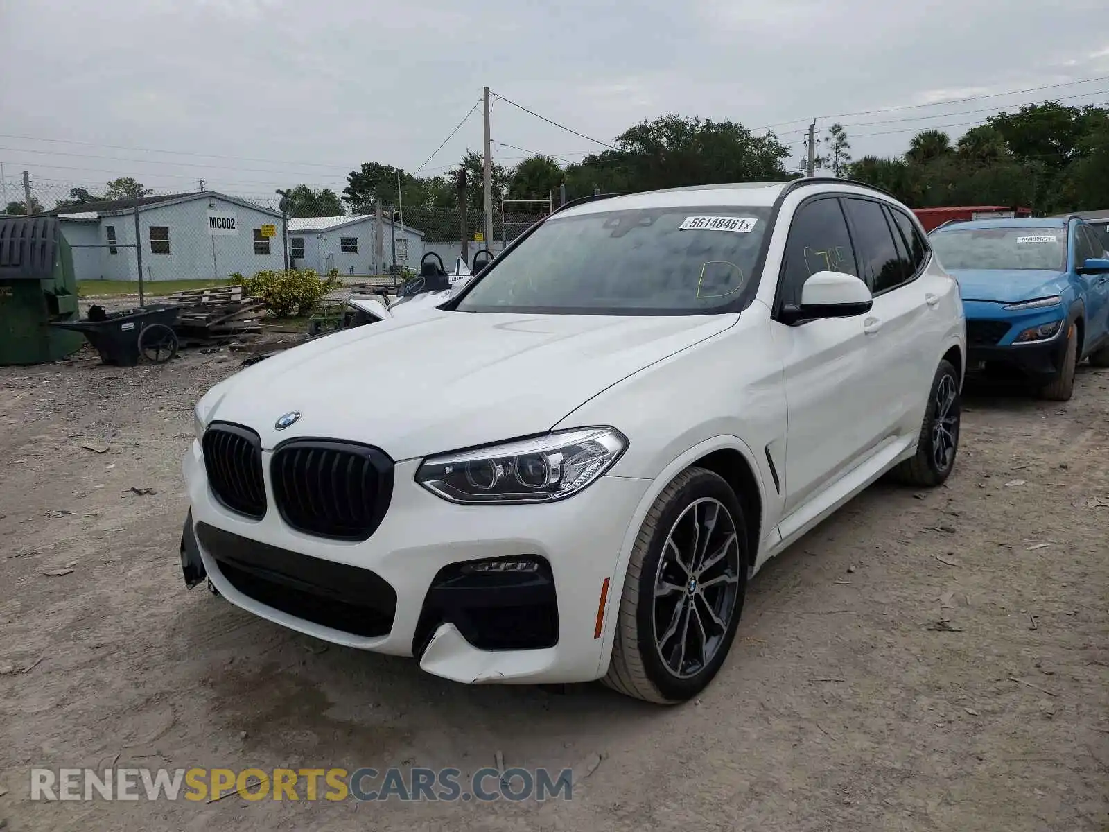 2 Photograph of a damaged car 5UXTY3C08M9F93810 BMW X3 2021