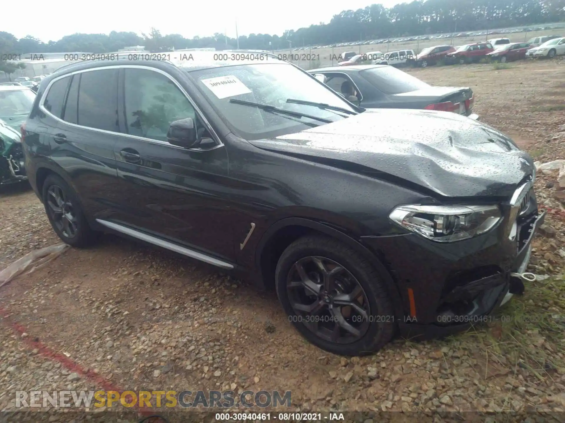 1 Photograph of a damaged car 5UXTY3C08M9G65900 BMW X3 2021