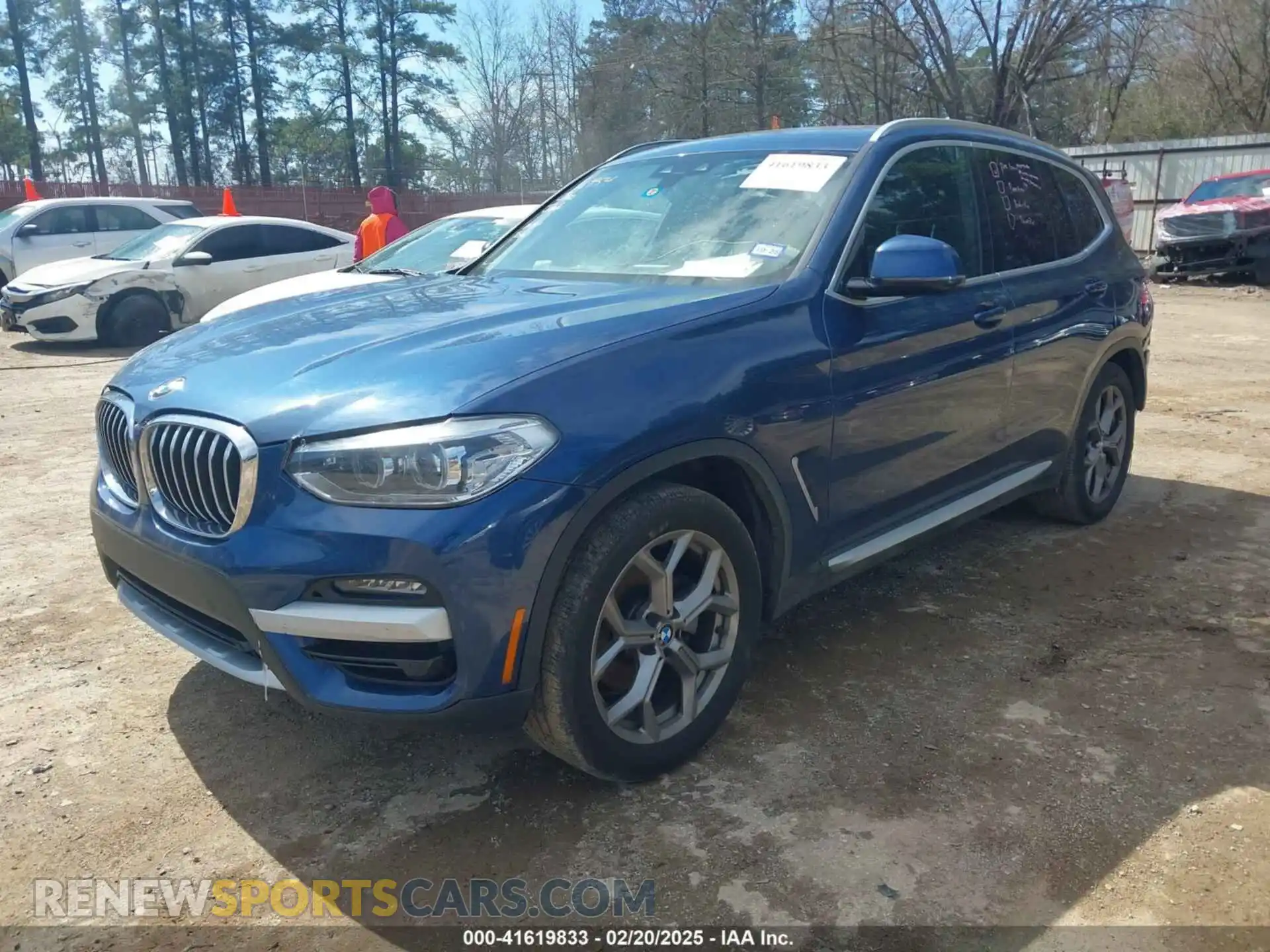 2 Photograph of a damaged car 5UXTY3C09M9E25058 BMW X3 2021