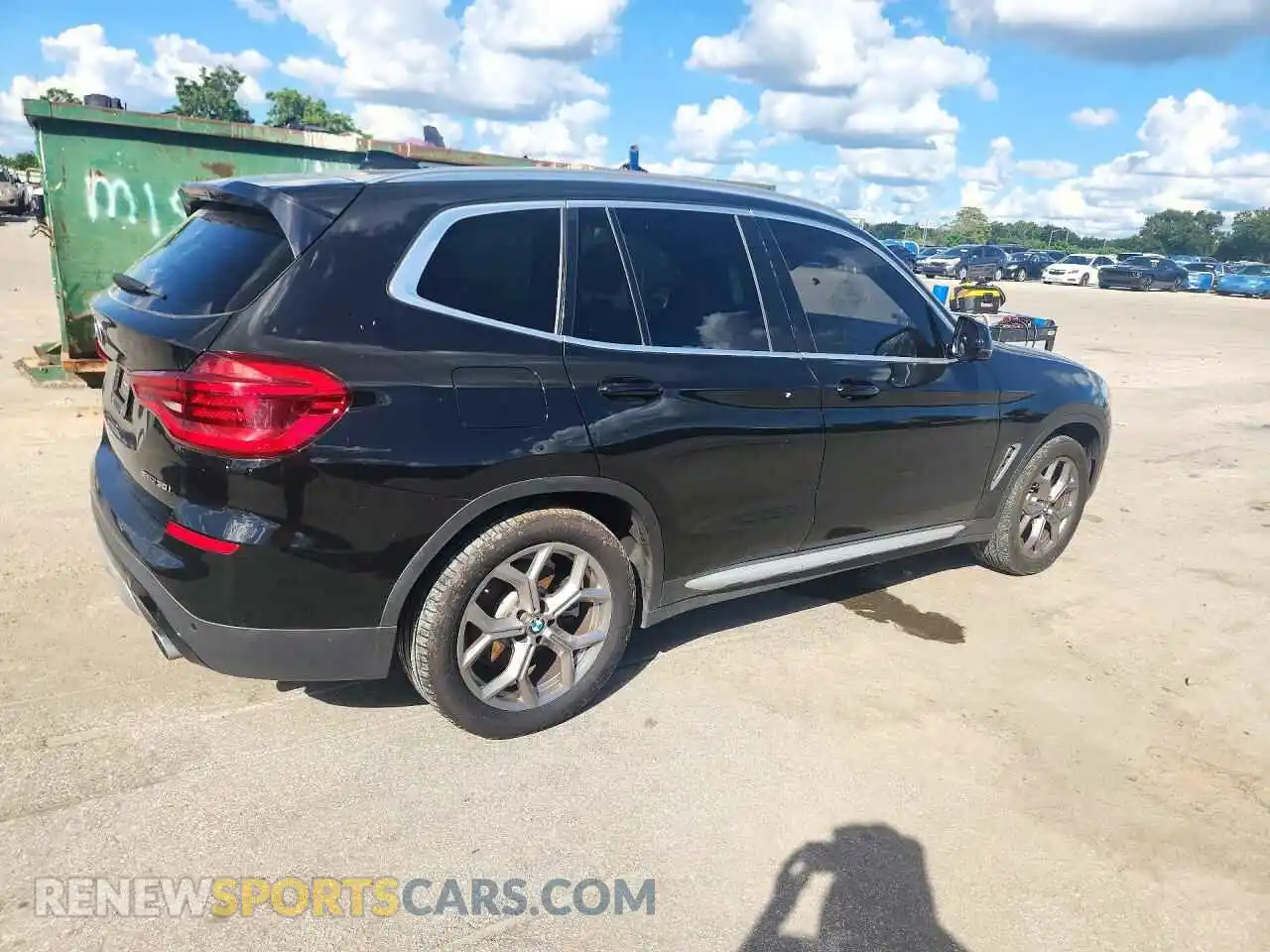 3 Photograph of a damaged car 5UXTY3C09M9E41955 BMW X3 2021