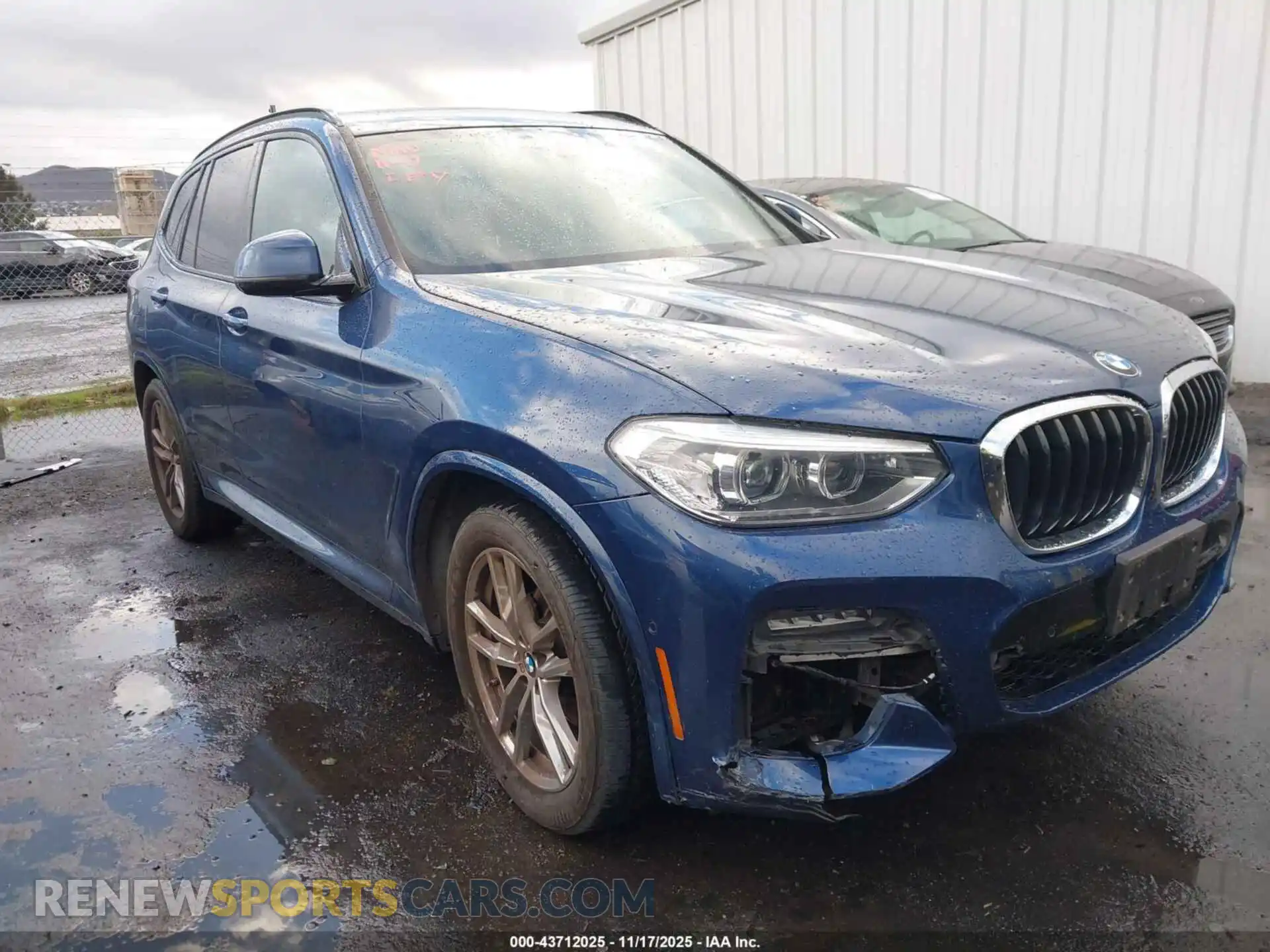1 fotografías del automóvil dañado 5UXTY3C09M9F54238 BMW X3 2021