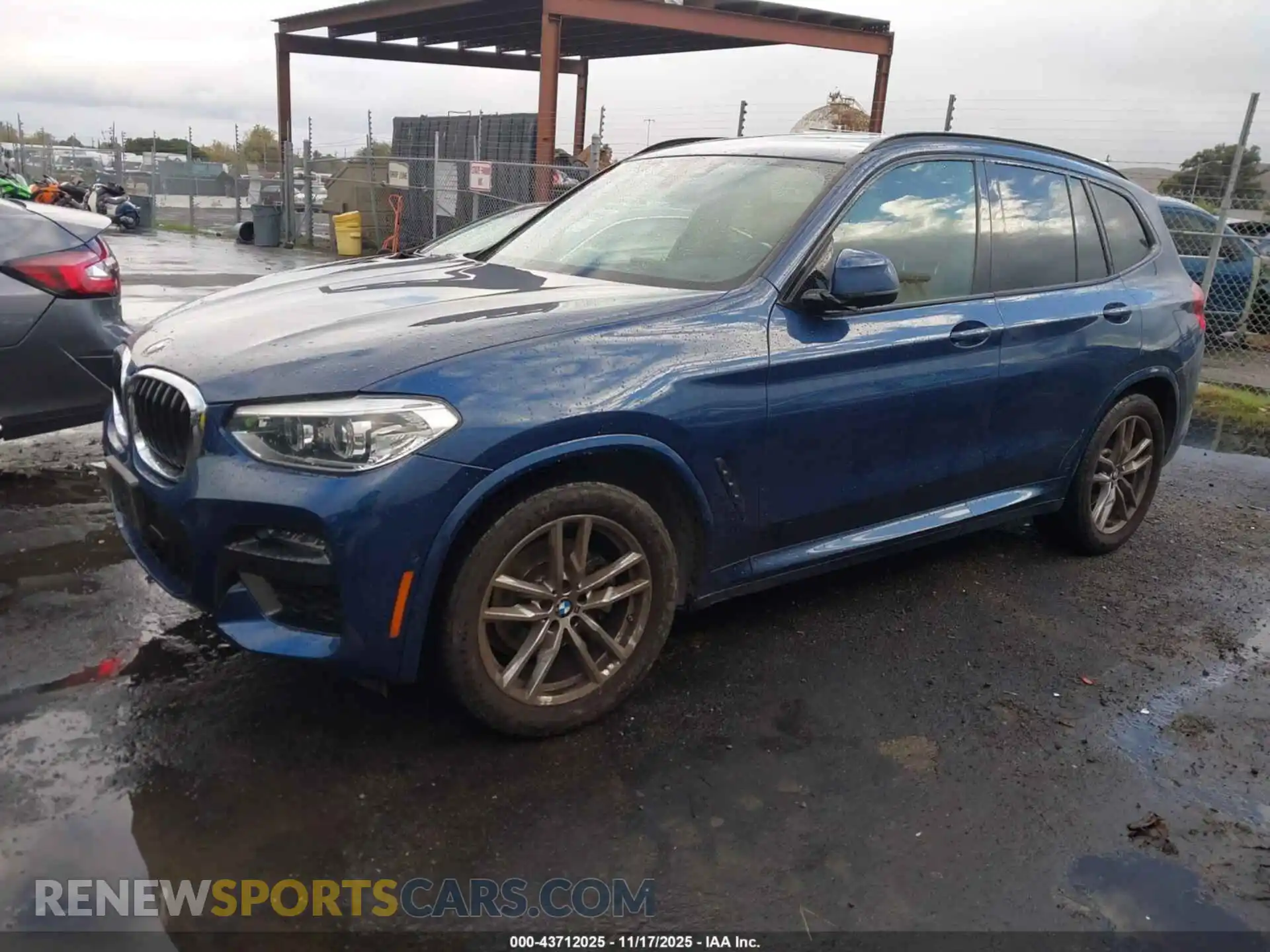 2 fotografías del automóvil dañado 5UXTY3C09M9F54238 BMW X3 2021
