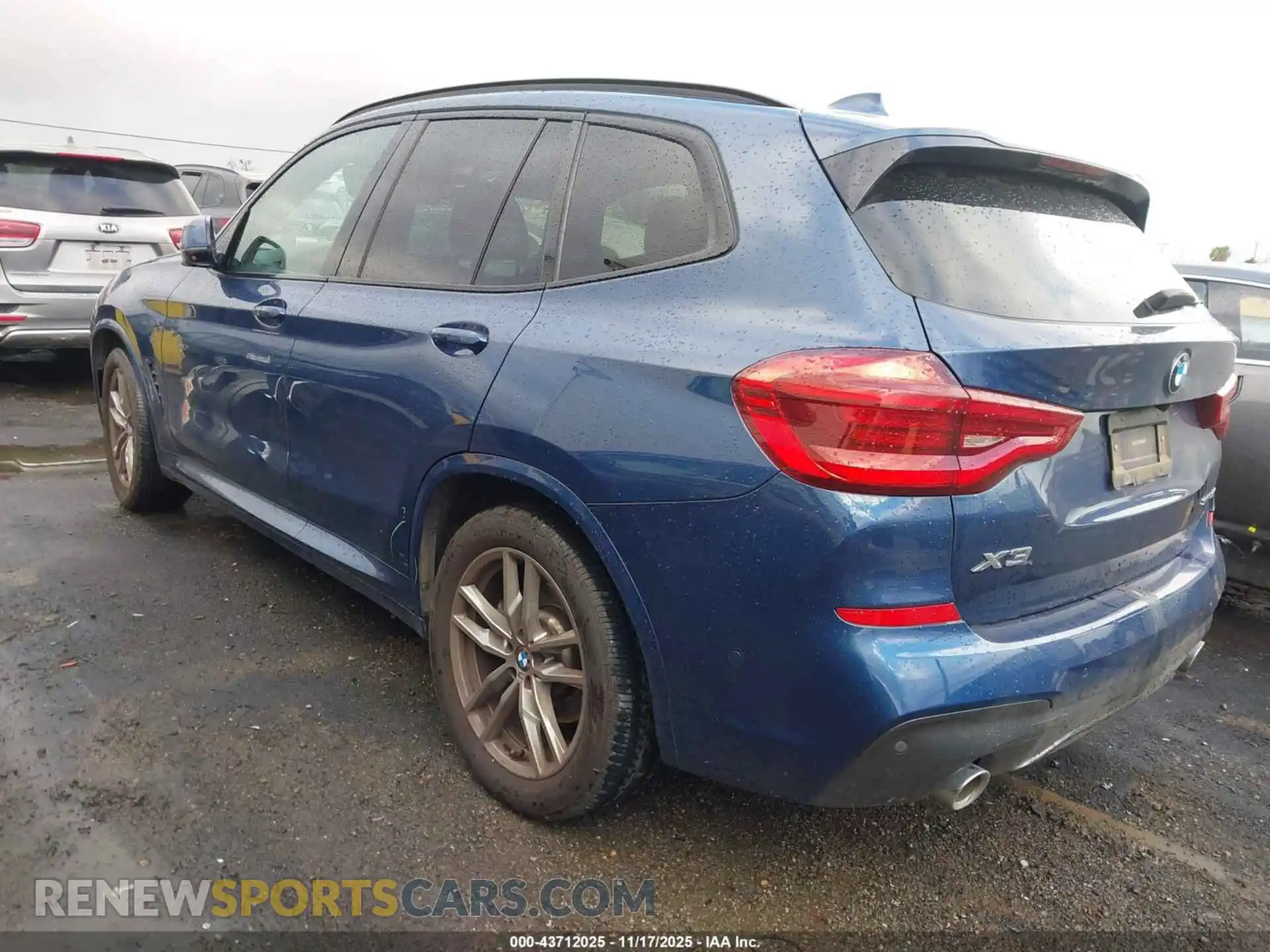 3 fotografías del automóvil dañado 5UXTY3C09M9F54238 BMW X3 2021