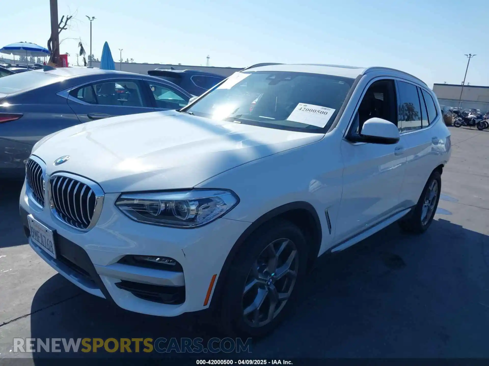 2 Фотография поврежденного автомобиля 5UXTY3C09M9G57711 BMW X3 2021