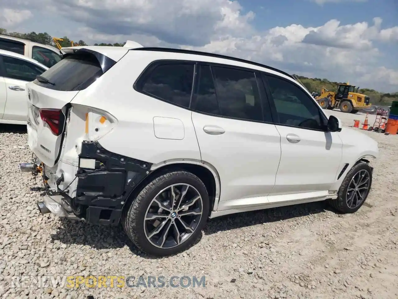 3 Photograph of a damaged car 5UXTY3C09M9G62309 BMW X3 2021