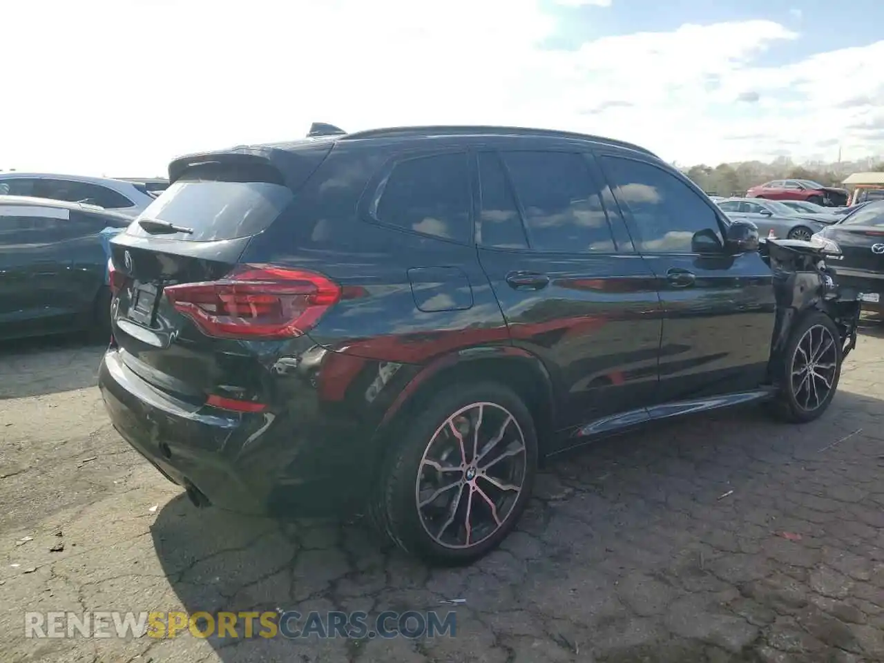 3 Photograph of a damaged car 5UXTY3C09M9H17437 BMW X3 2021