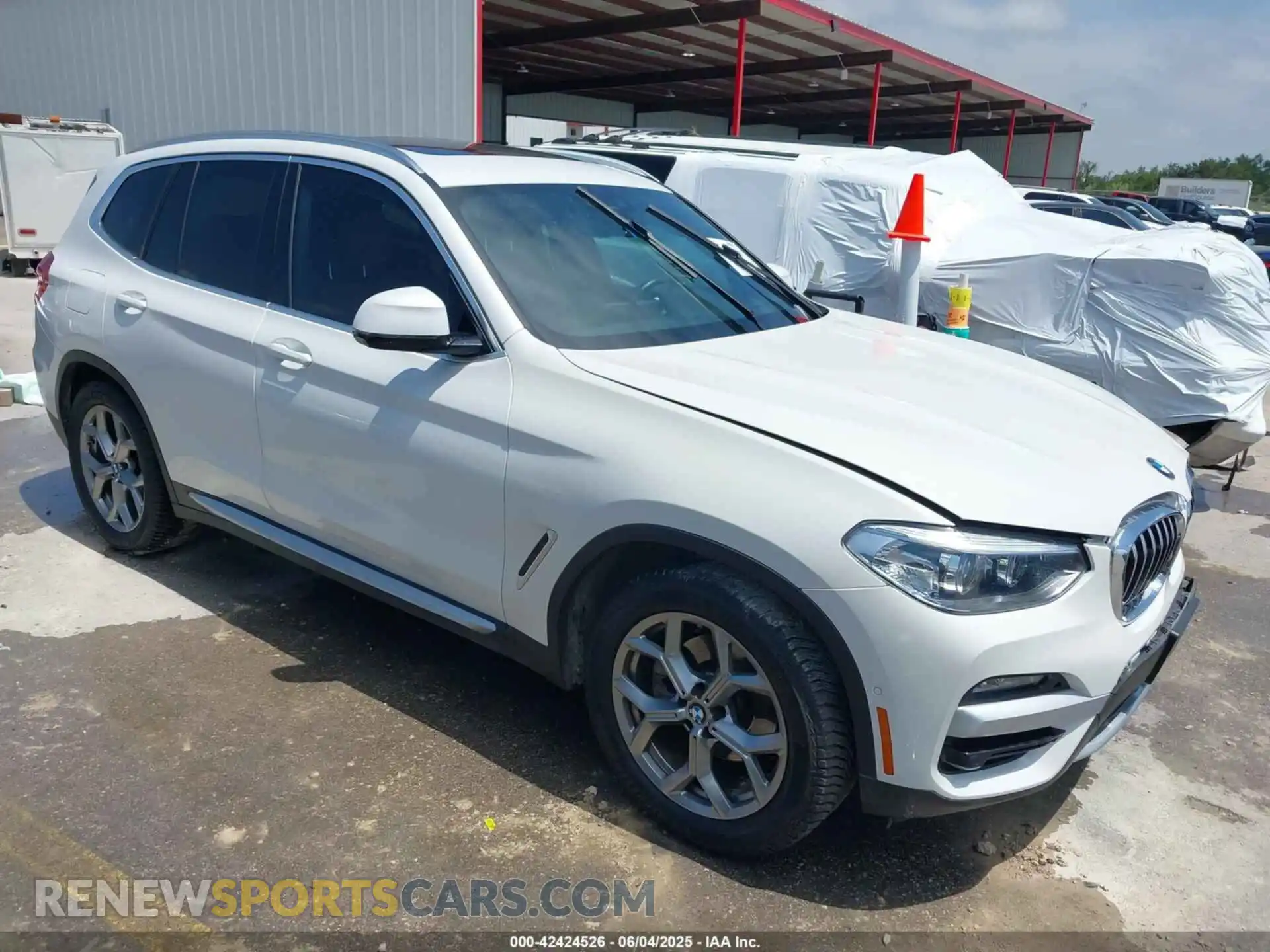 1 Photograph of a damaged car 5UXTY3C09M9H84619 BMW X3 2021