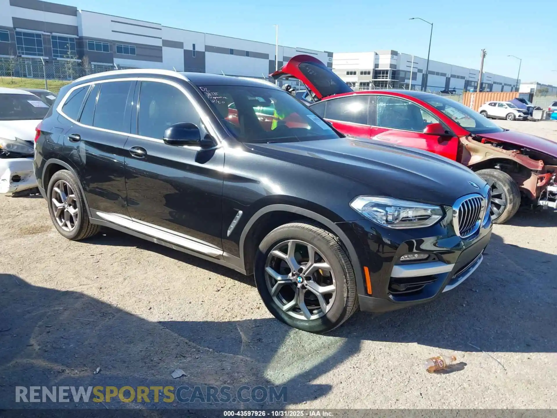 1 Photograph of a damaged car 5UXTY3C0XM9D85203 BMW X3 2021