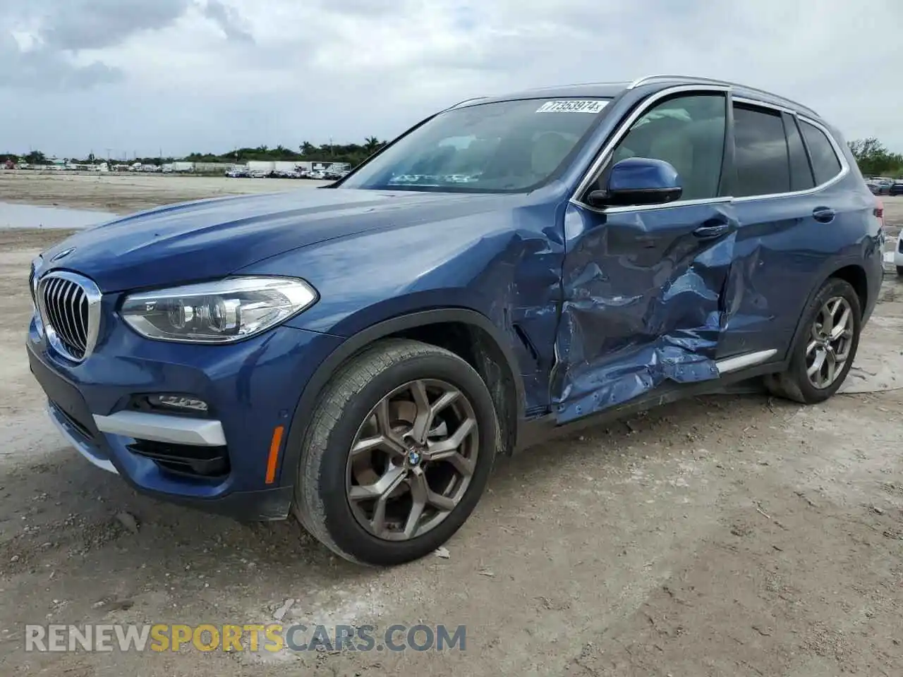 1 Photograph of a damaged car 5UXTY3C0XM9E14330 BMW X3 2021