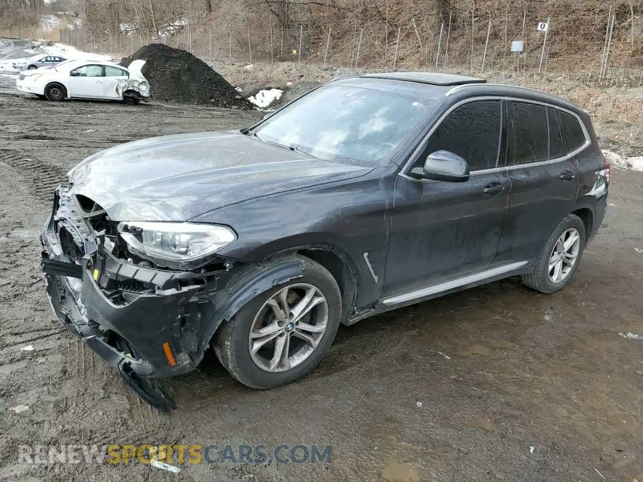 1 Photograph of a damaged car 5UXTY3C0XM9H20802 BMW X3 2021