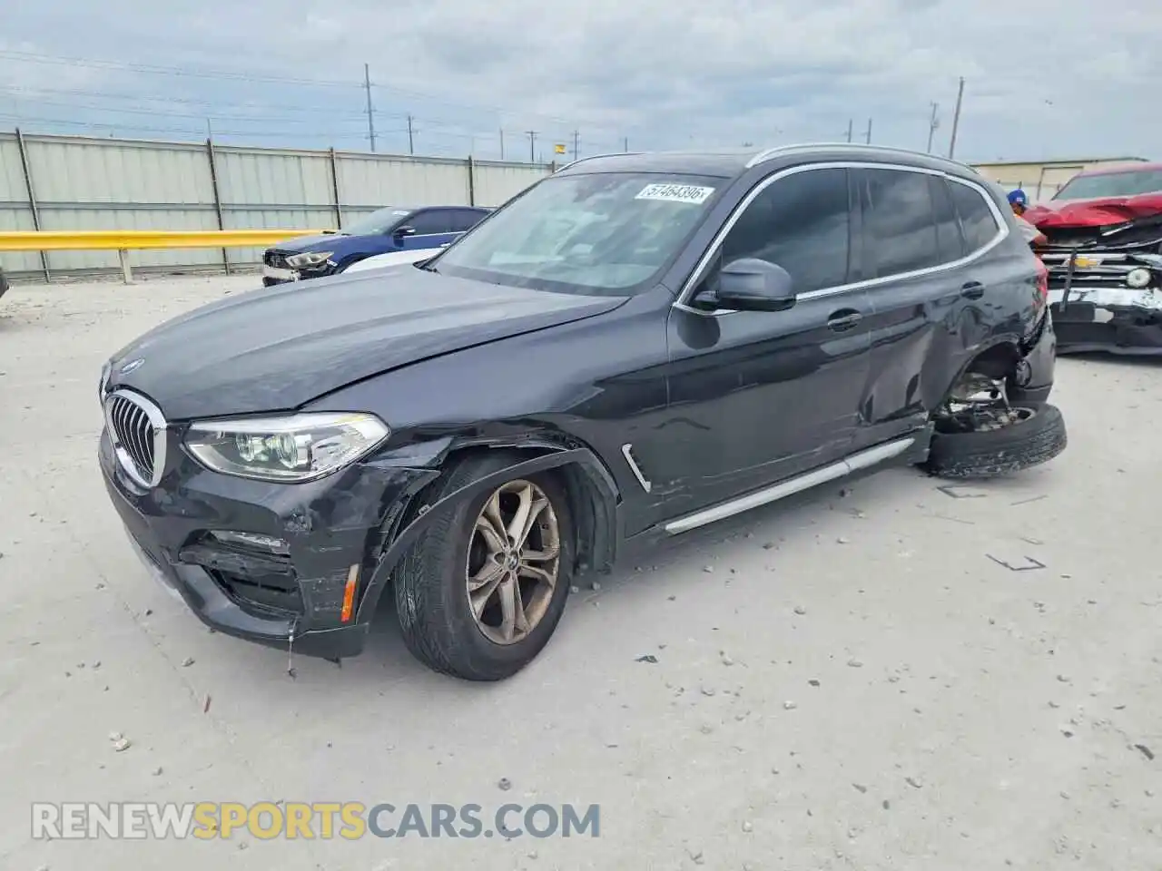 1 Photograph of a damaged car 5UXTY3C0XM9H33095 BMW X3 2021