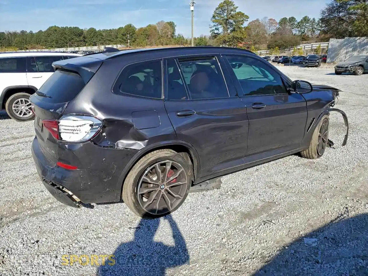 3 fotografías del automóvil dañado 5UXTY3C0XM9H33954 BMW X3 2021