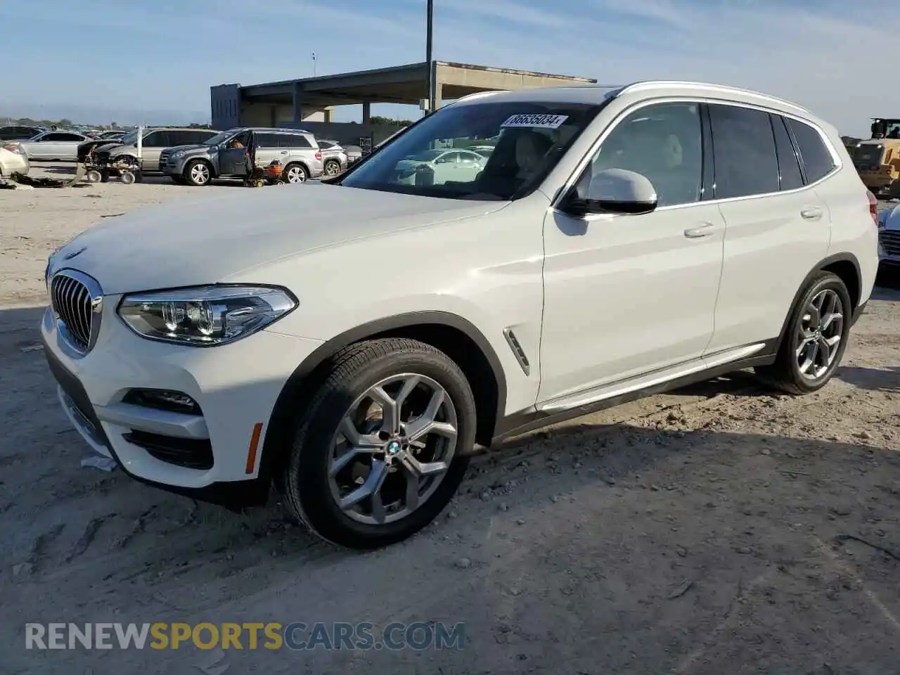 1 Photograph of a damaged car 5UXTY3C0XM9H97282 BMW X3 2021