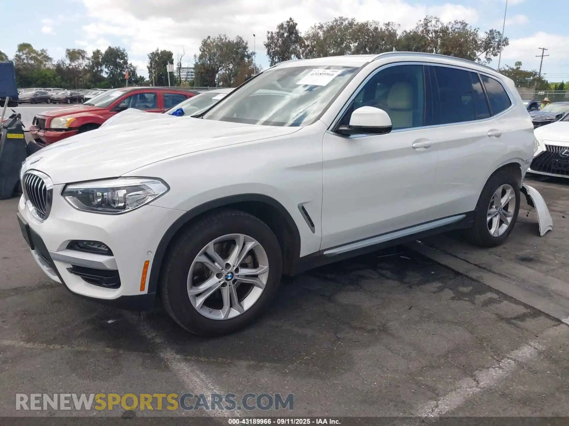 2 Photograph of a damaged car 5UXTY3C0XM9H97427 BMW X3 2021