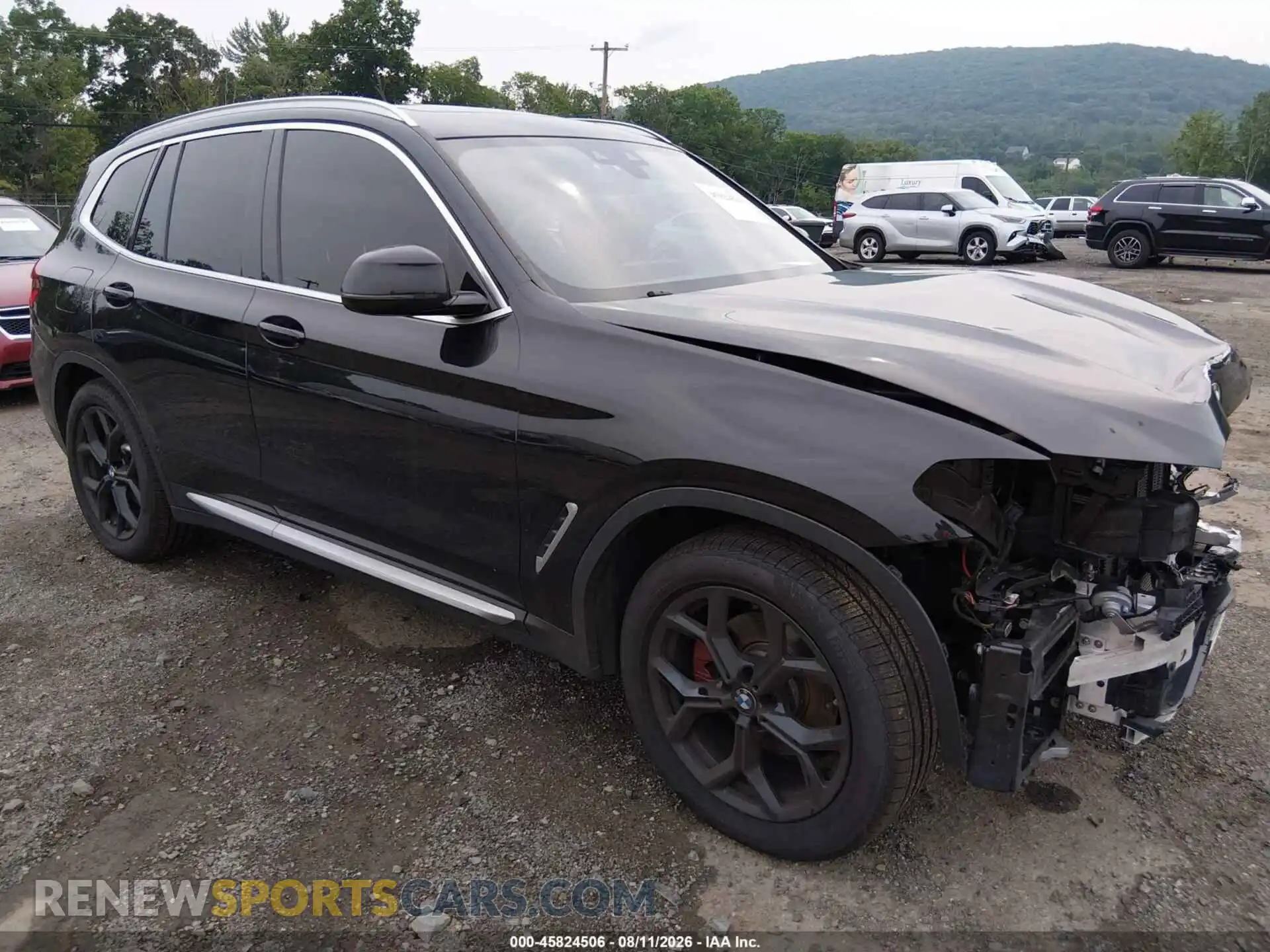1 Photograph of a damaged car 5UXTY5C00M9E77044 BMW X3 2021