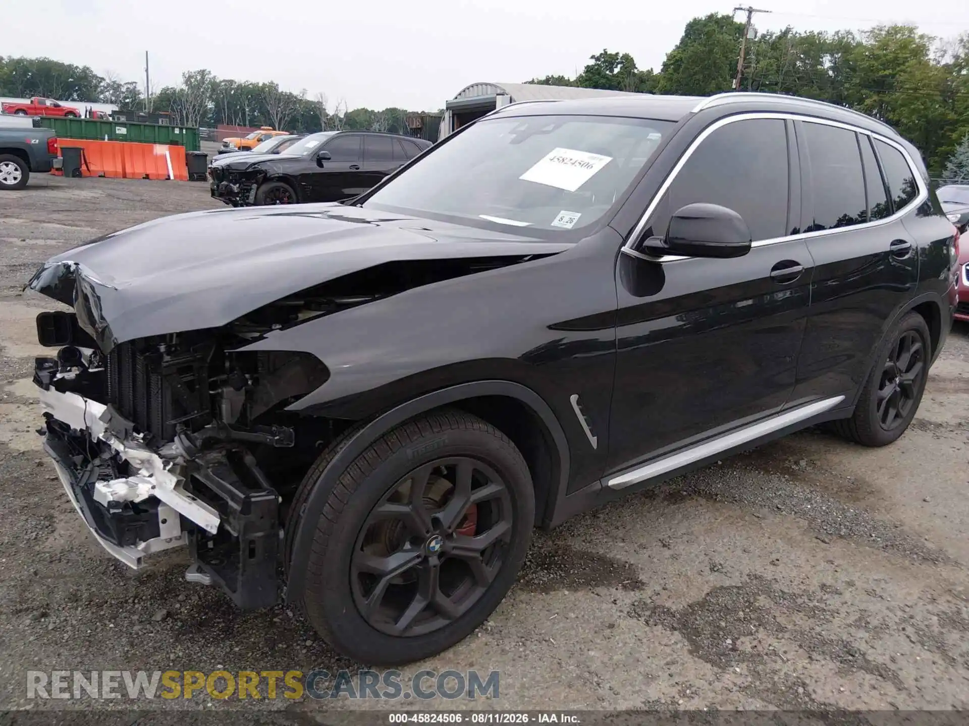 2 Photograph of a damaged car 5UXTY5C00M9E77044 BMW X3 2021