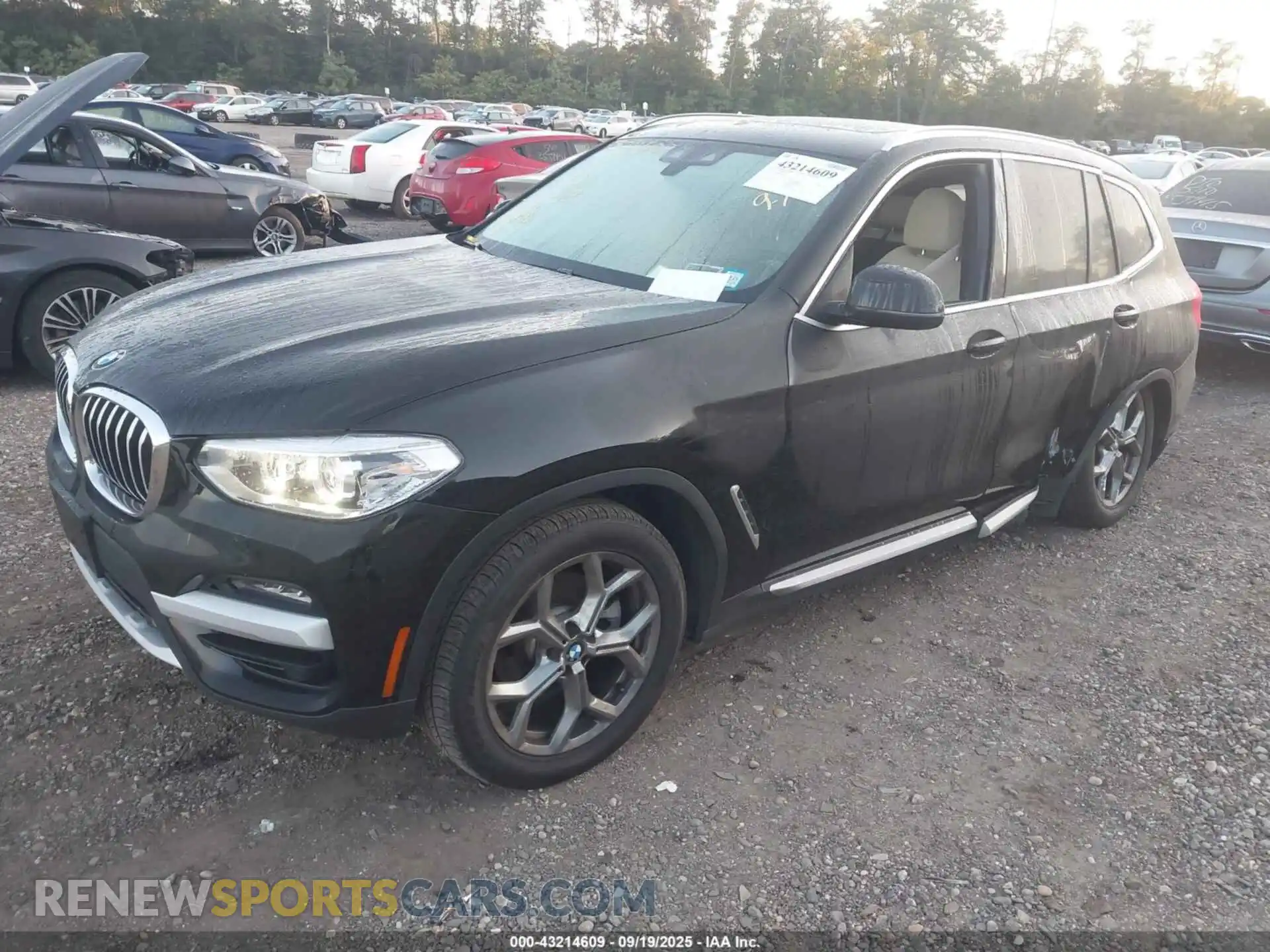 2 Photograph of a damaged car 5UXTY5C00M9F13010 BMW X3 2021