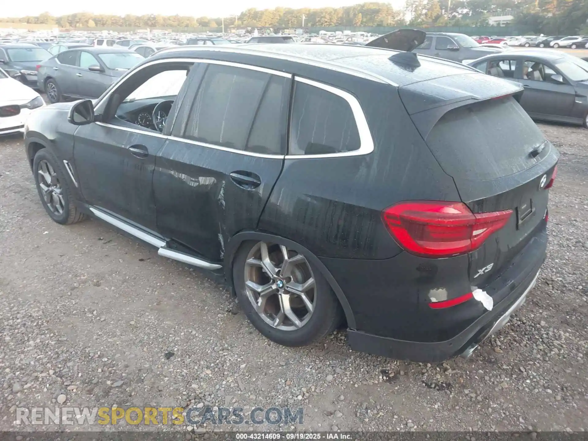 3 Photograph of a damaged car 5UXTY5C00M9F13010 BMW X3 2021