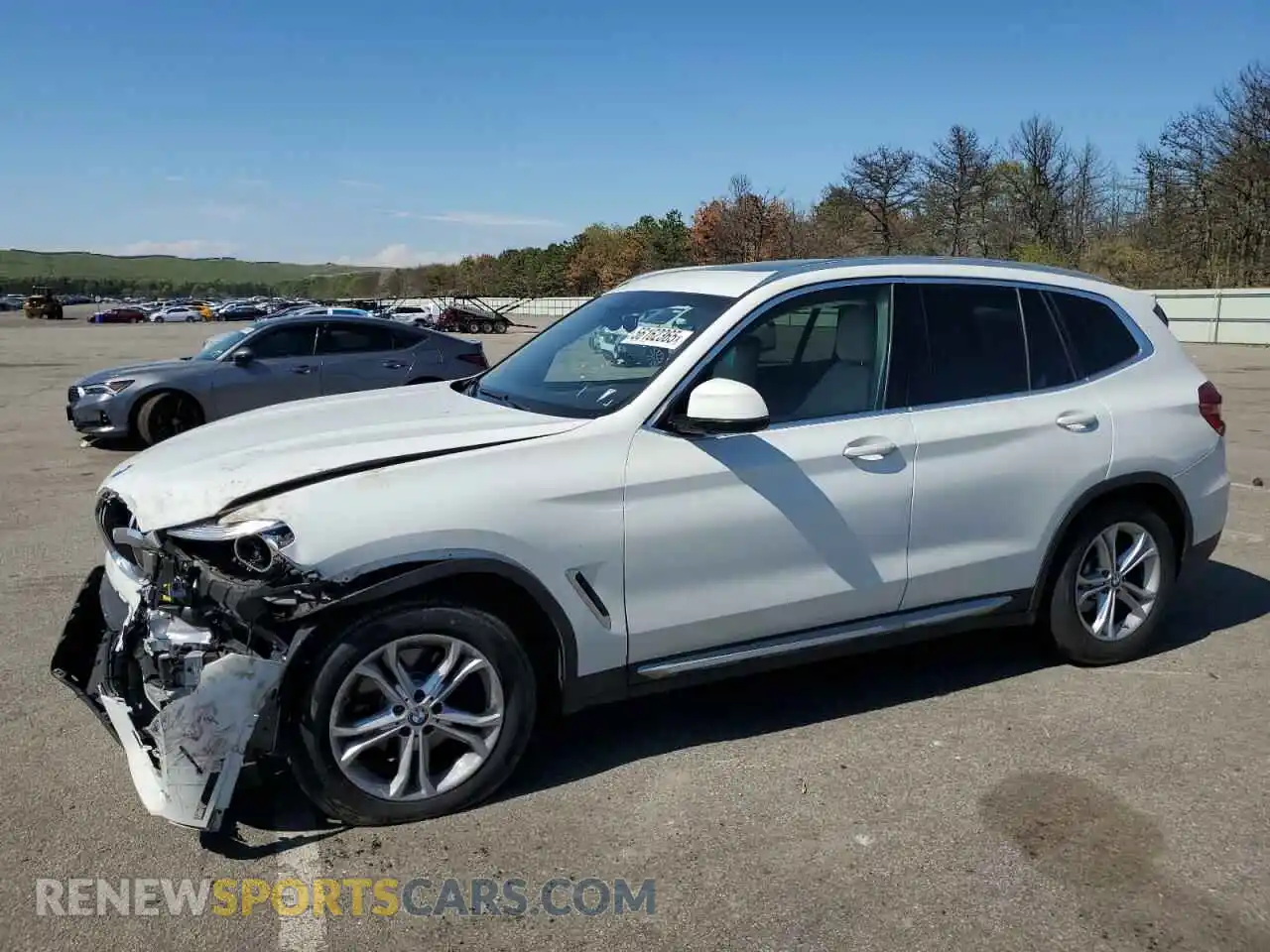 1 Photograph of a damaged car 5UXTY5C00M9F47741 BMW X3 2021