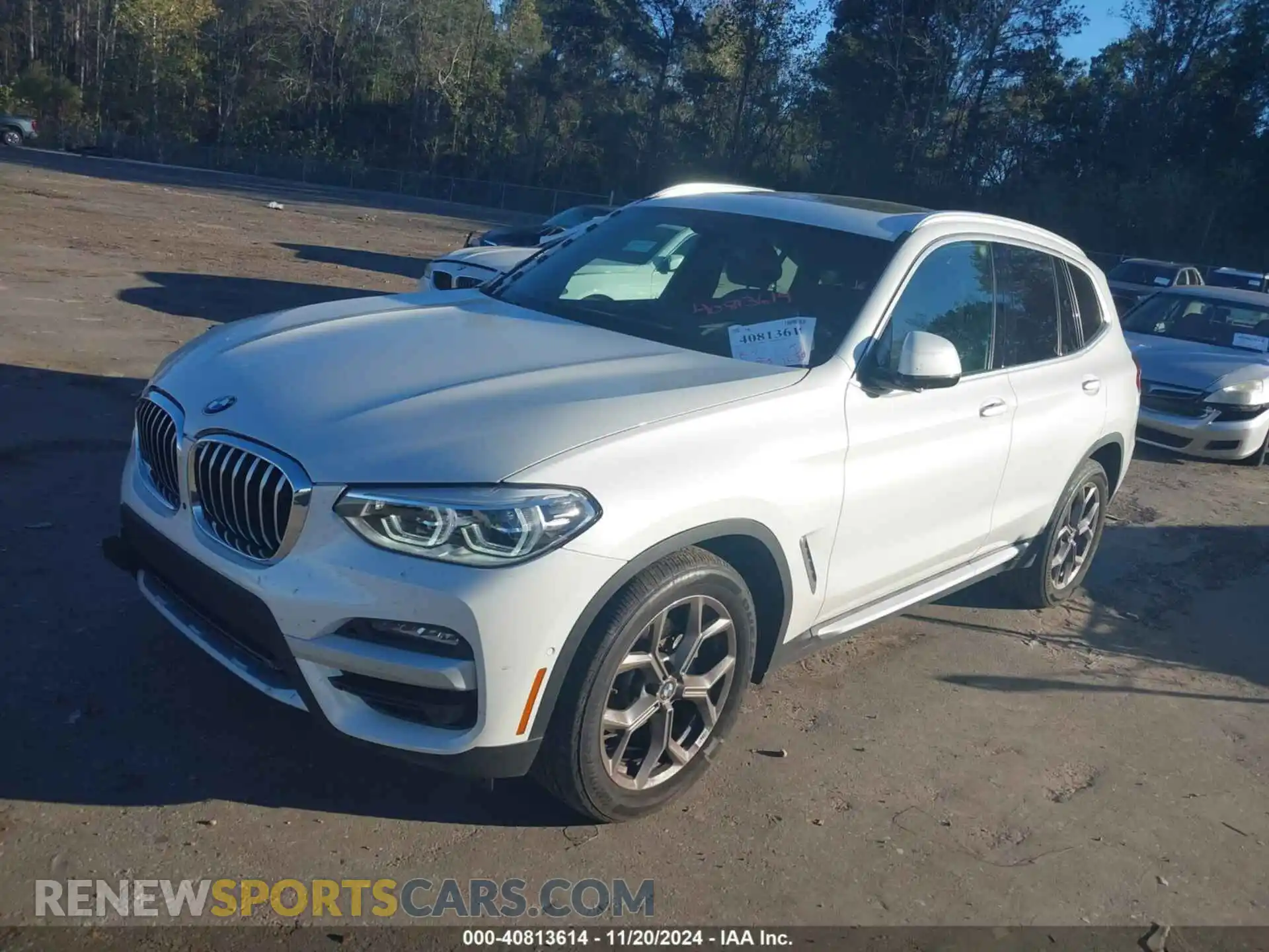 1 Photograph of a damaged car 5UXTY5C00M9F64846 BMW X3 2021
