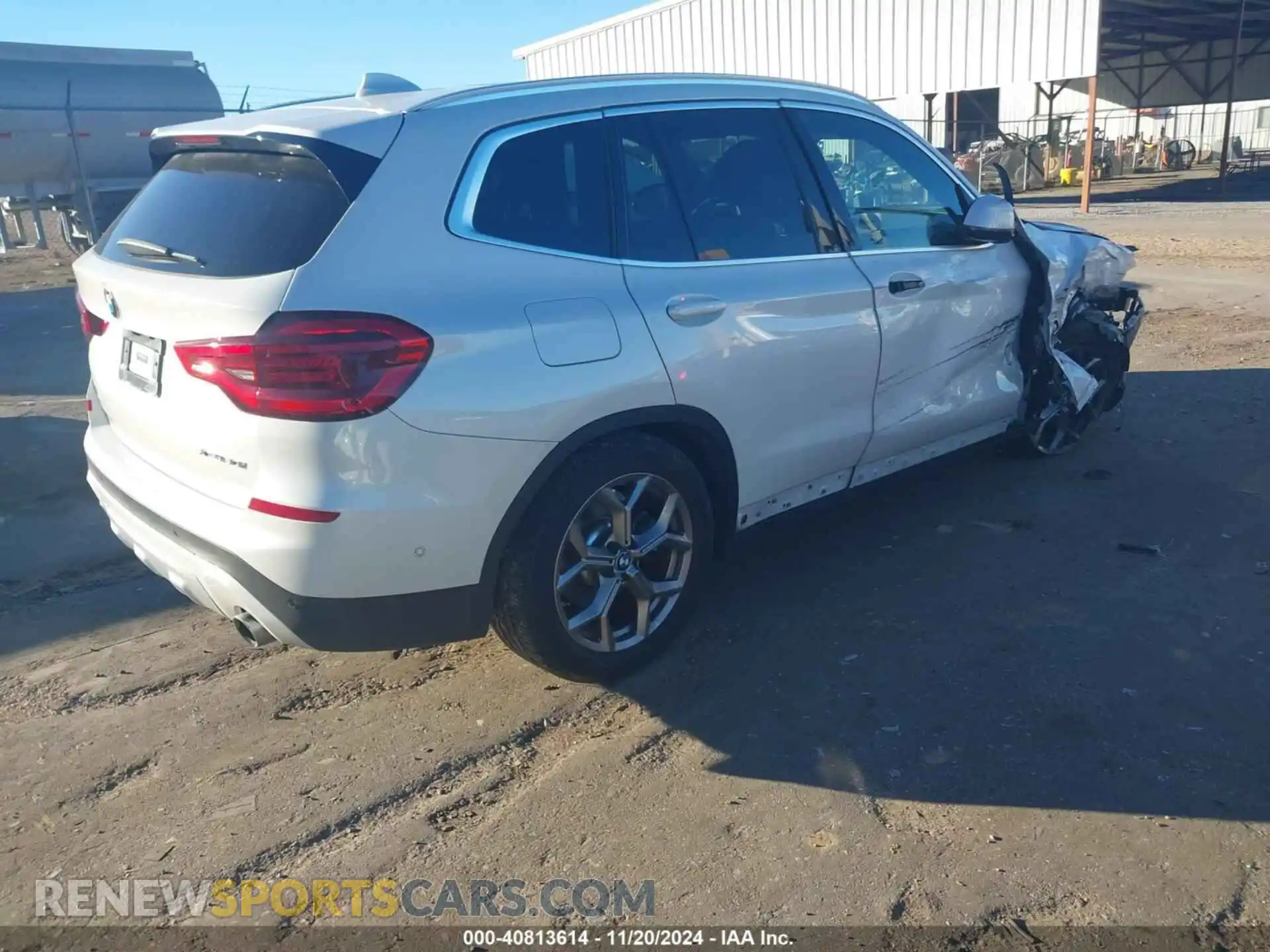 3 Photograph of a damaged car 5UXTY5C00M9F64846 BMW X3 2021