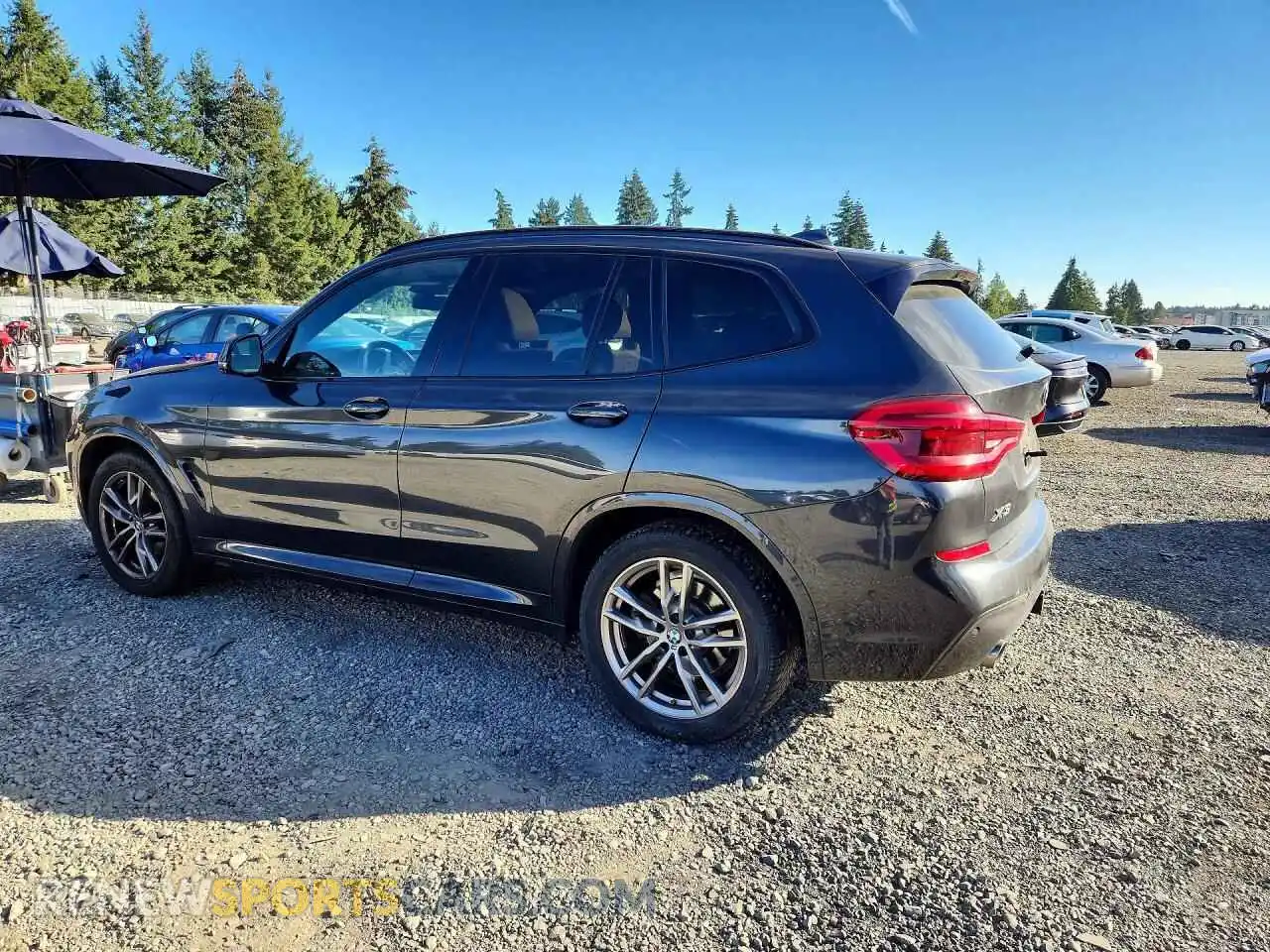2 Photograph of a damaged car 5UXTY5C00M9F80111 BMW X3 2021