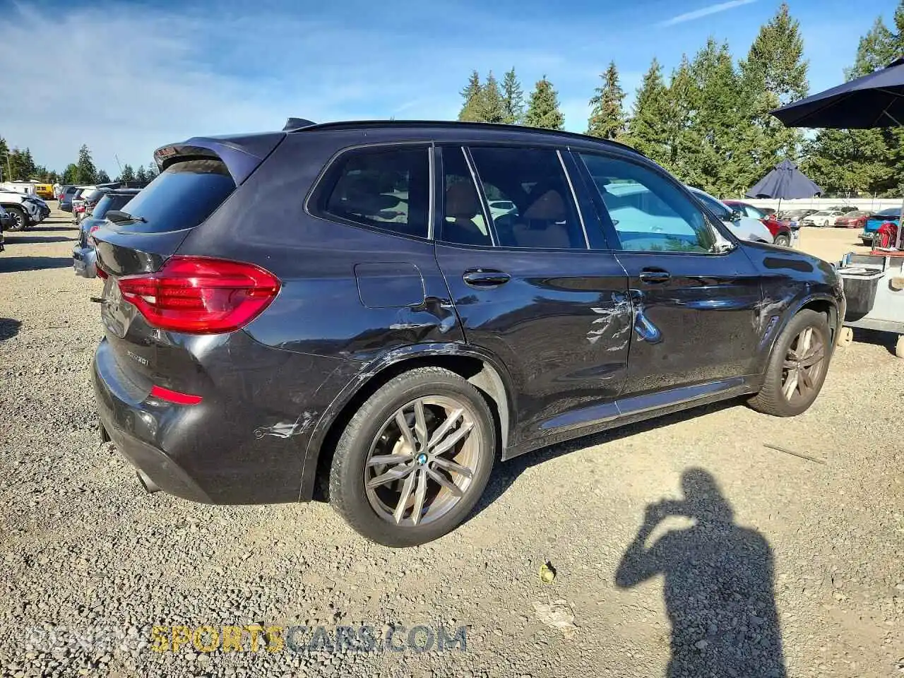3 Photograph of a damaged car 5UXTY5C00M9F80111 BMW X3 2021