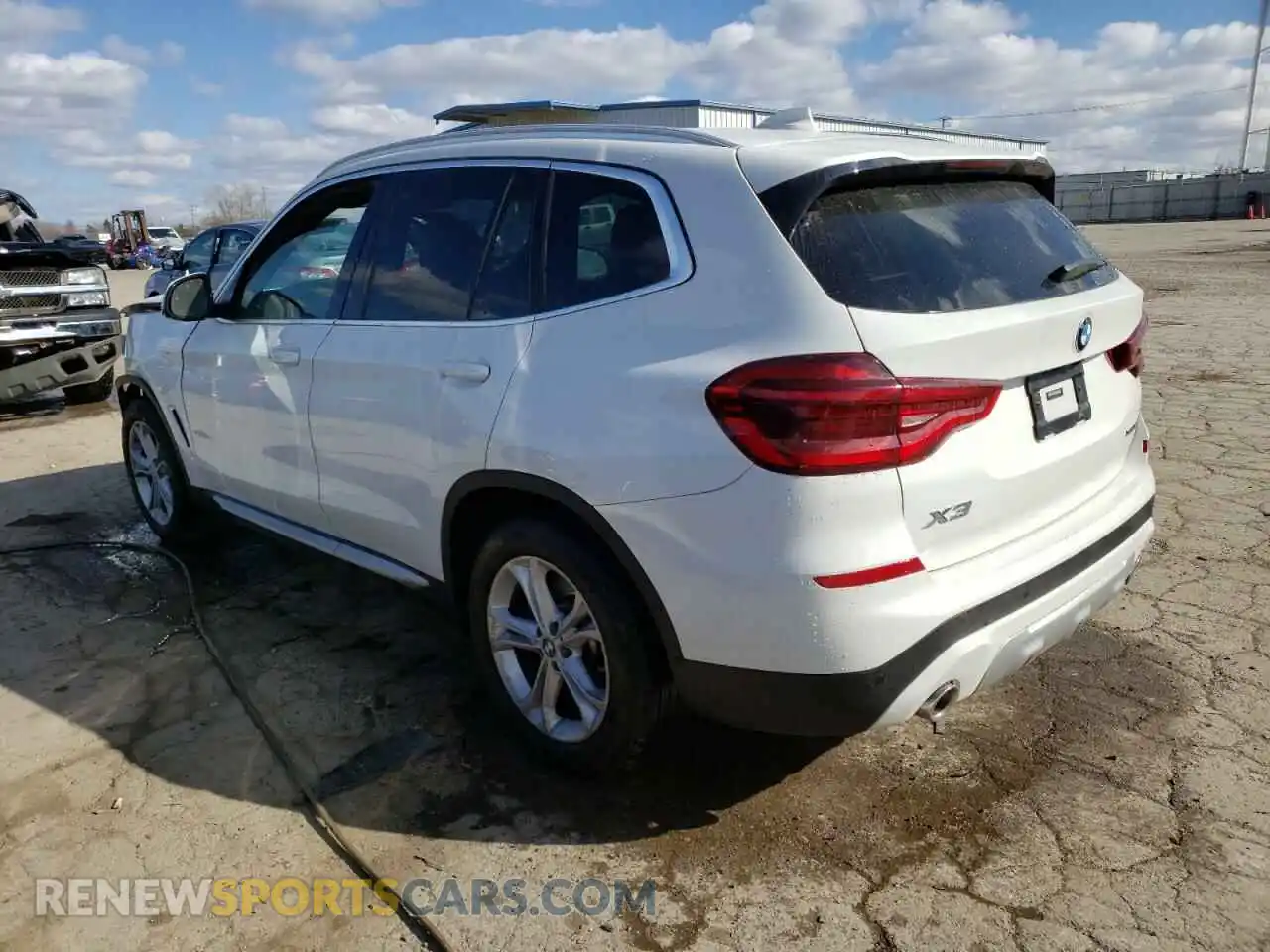 2 Photograph of a damaged car 5UXTY5C00M9G40162 BMW X3 2021