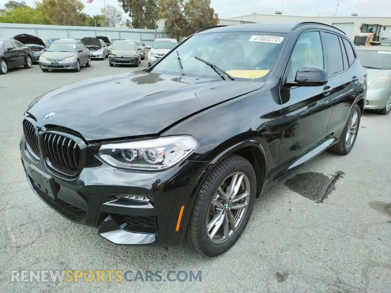 2 Photograph of a damaged car 5UXTY5C00M9G79768 BMW X3 2021