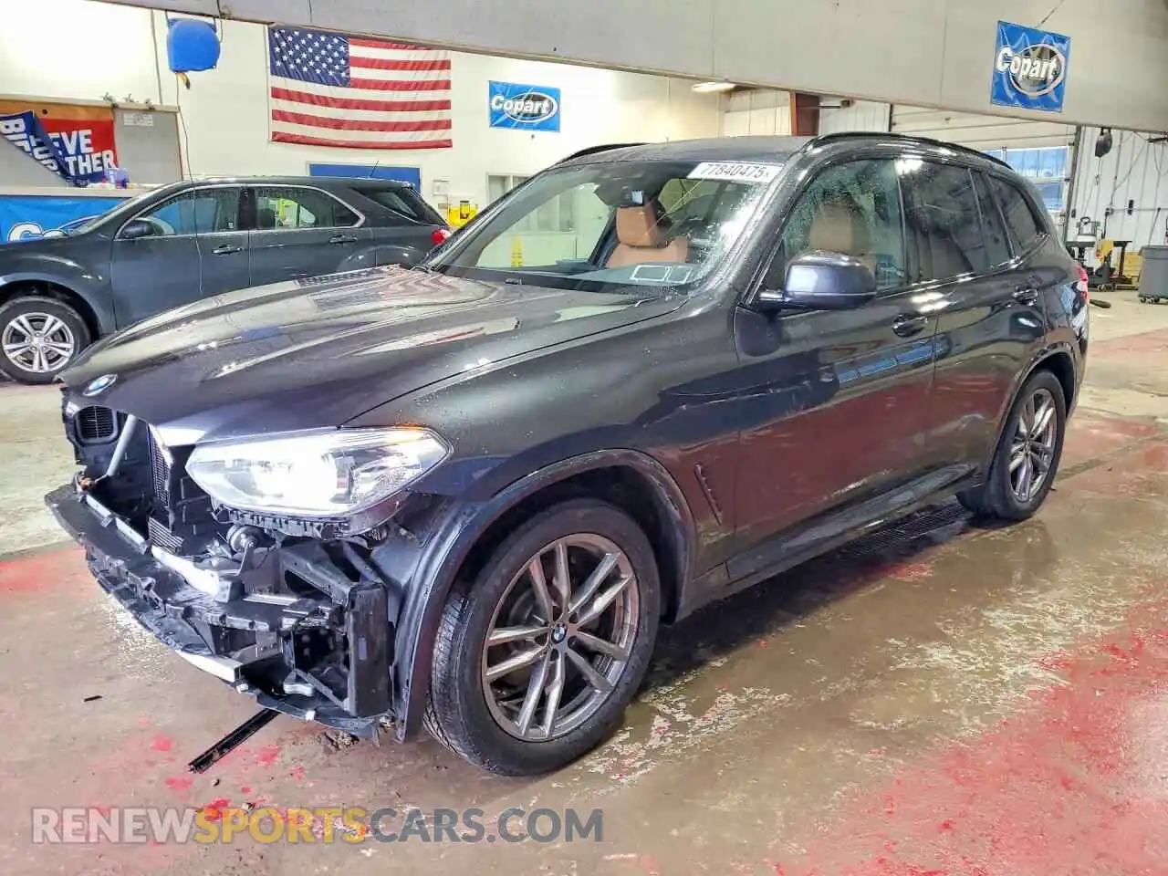1 Photograph of a damaged car 5UXTY5C00M9G87384 BMW X3 2021