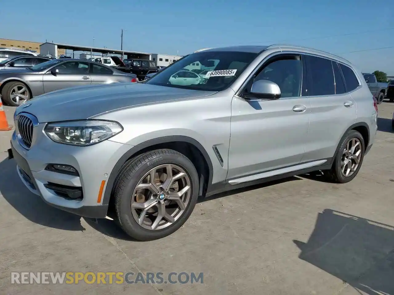 1 Photograph of a damaged car 5UXTY5C00M9H42769 BMW X3 2021