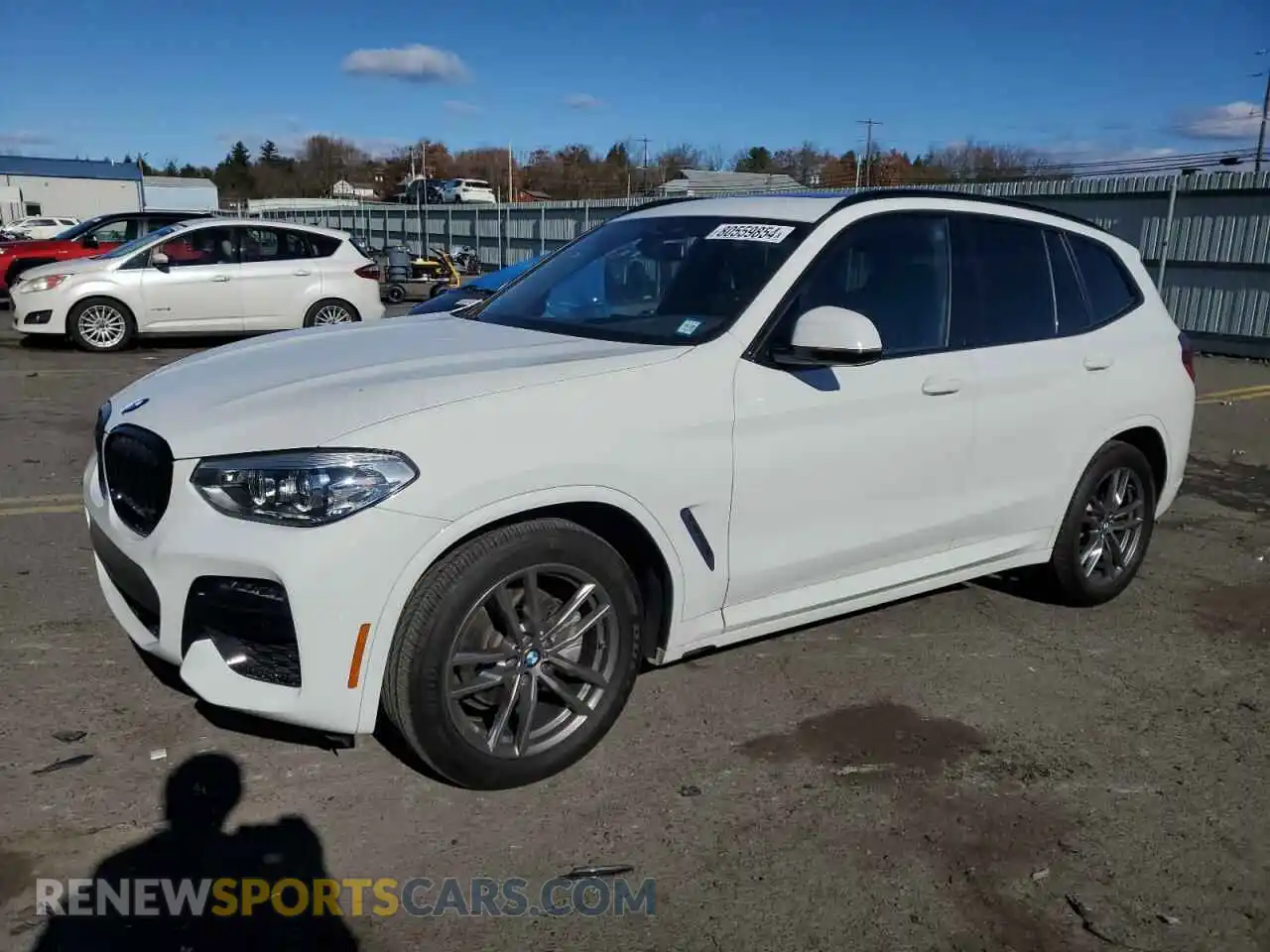1 Photograph of a damaged car 5UXTY5C00M9H43999 BMW X3 2021