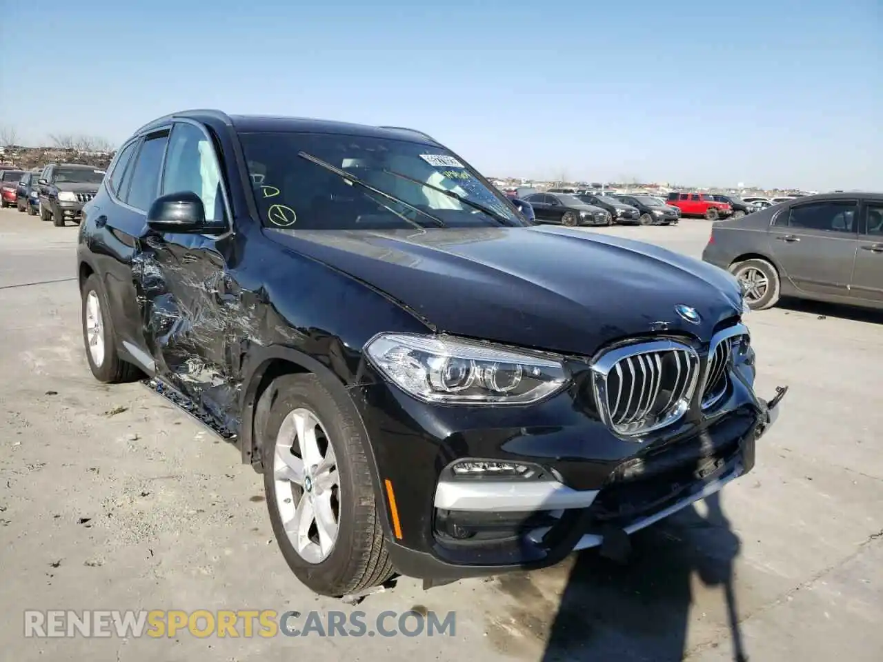 1 Photograph of a damaged car 5UXTY5C00M9H99604 BMW X3 2021