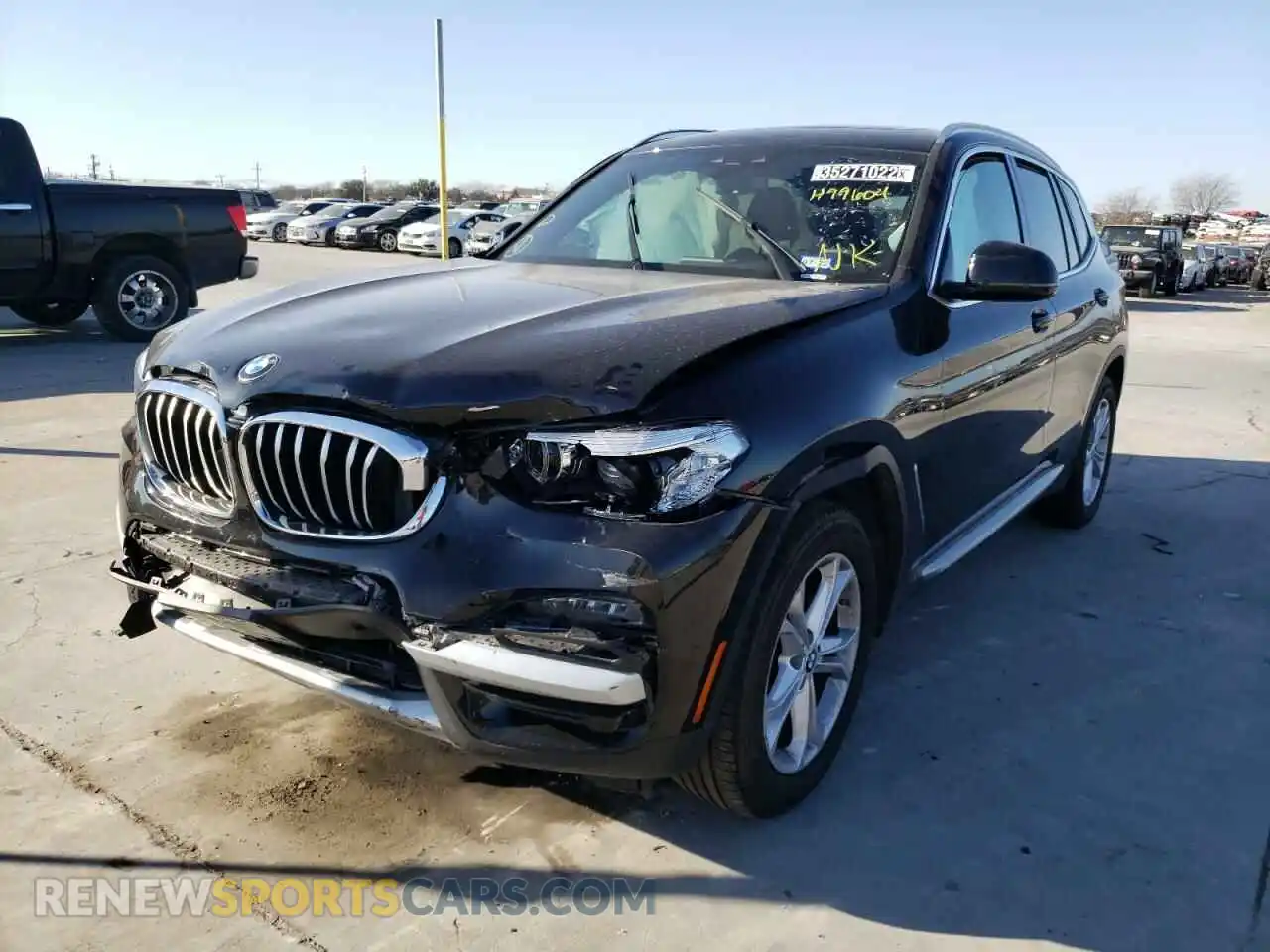 2 Photograph of a damaged car 5UXTY5C00M9H99604 BMW X3 2021