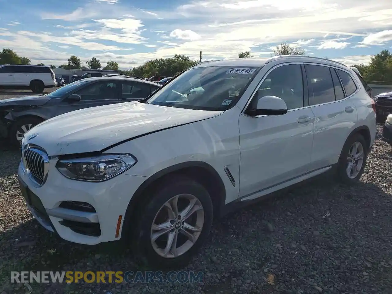 1 fotografías del automóvil dañado 5UXTY5C01M9E20819 BMW X3 2021
