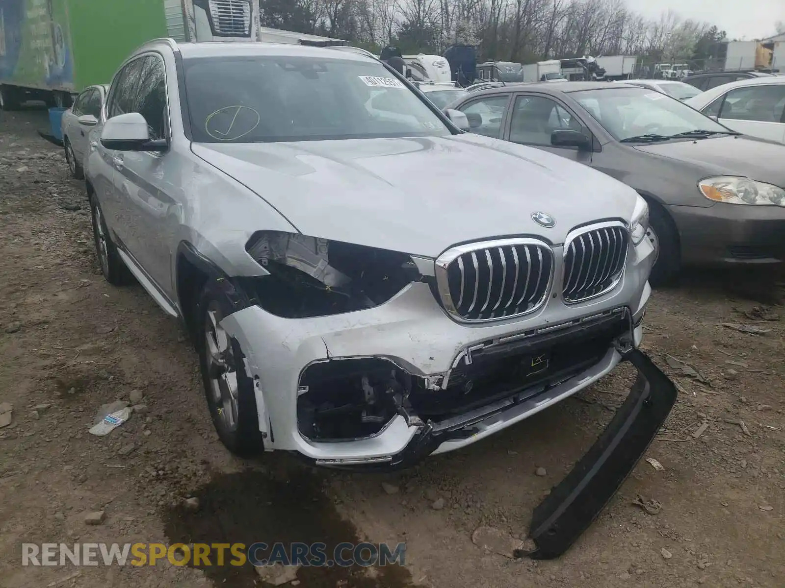 1 fotografías del automóvil dañado 5UXTY5C01M9E60740 BMW X3 2021