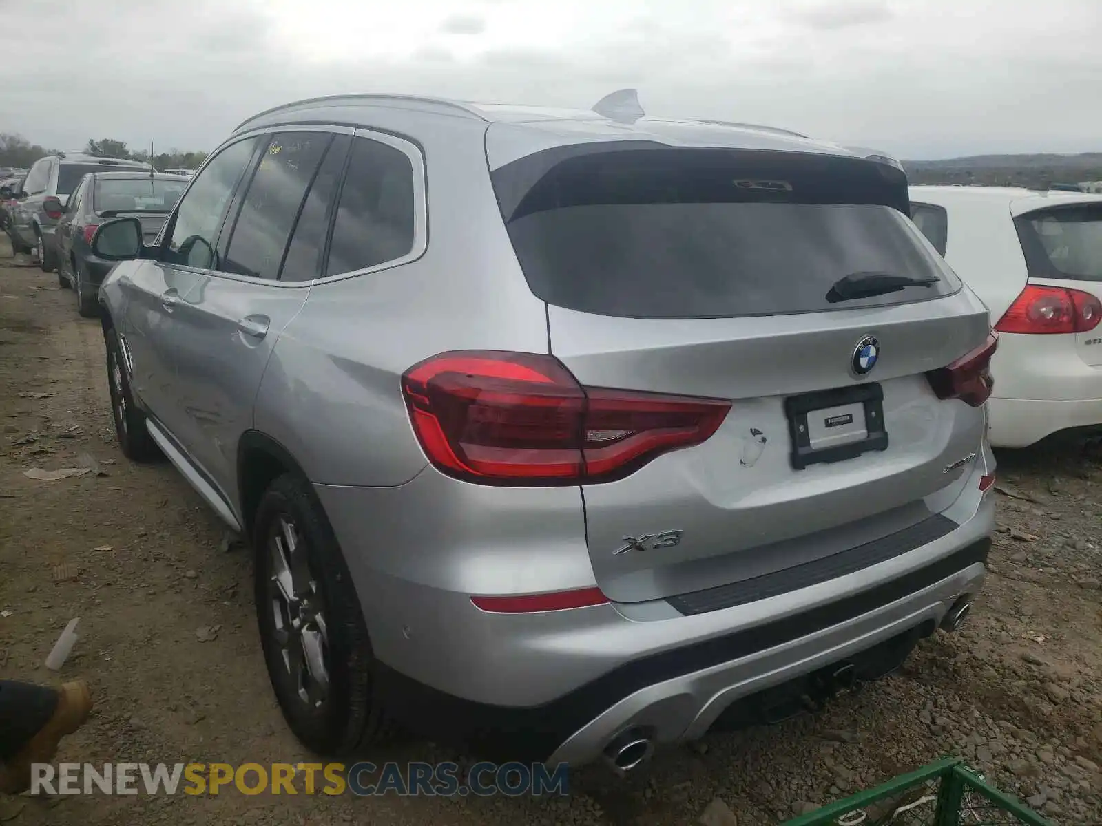 3 fotografías del automóvil dañado 5UXTY5C01M9E60740 BMW X3 2021