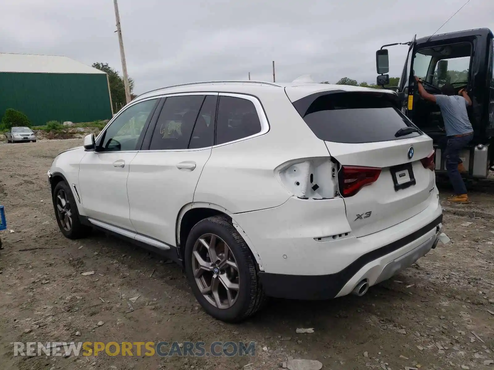 3 Photograph of a damaged car 5UXTY5C01M9E93463 BMW X3 2021