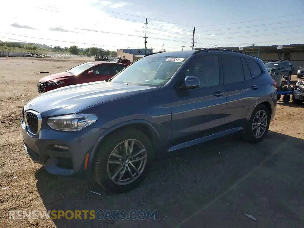 1 Photograph of a damaged car 5UXTY5C01M9F47893 BMW X3 2021