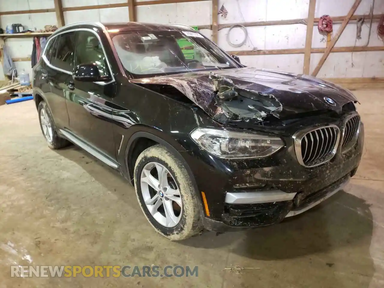 1 Photograph of a damaged car 5UXTY5C01M9G99351 BMW X3 2021