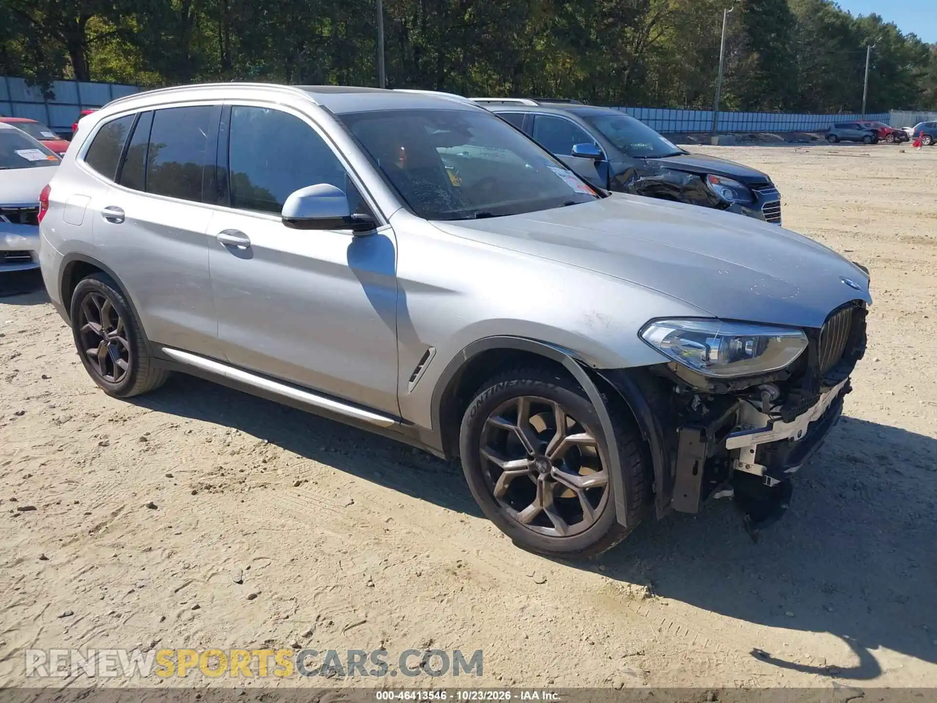 1 fotografías del automóvil dañado 5UXTY5C01M9H34261 BMW X3 2021