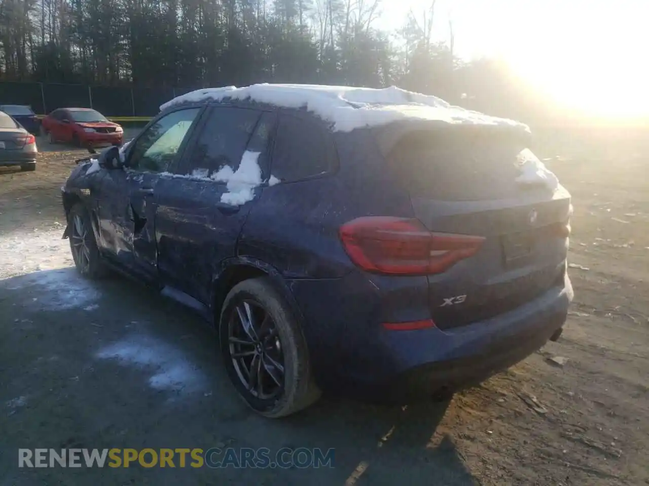 3 Photograph of a damaged car 5UXTY5C02M9E27987 BMW X3 2021
