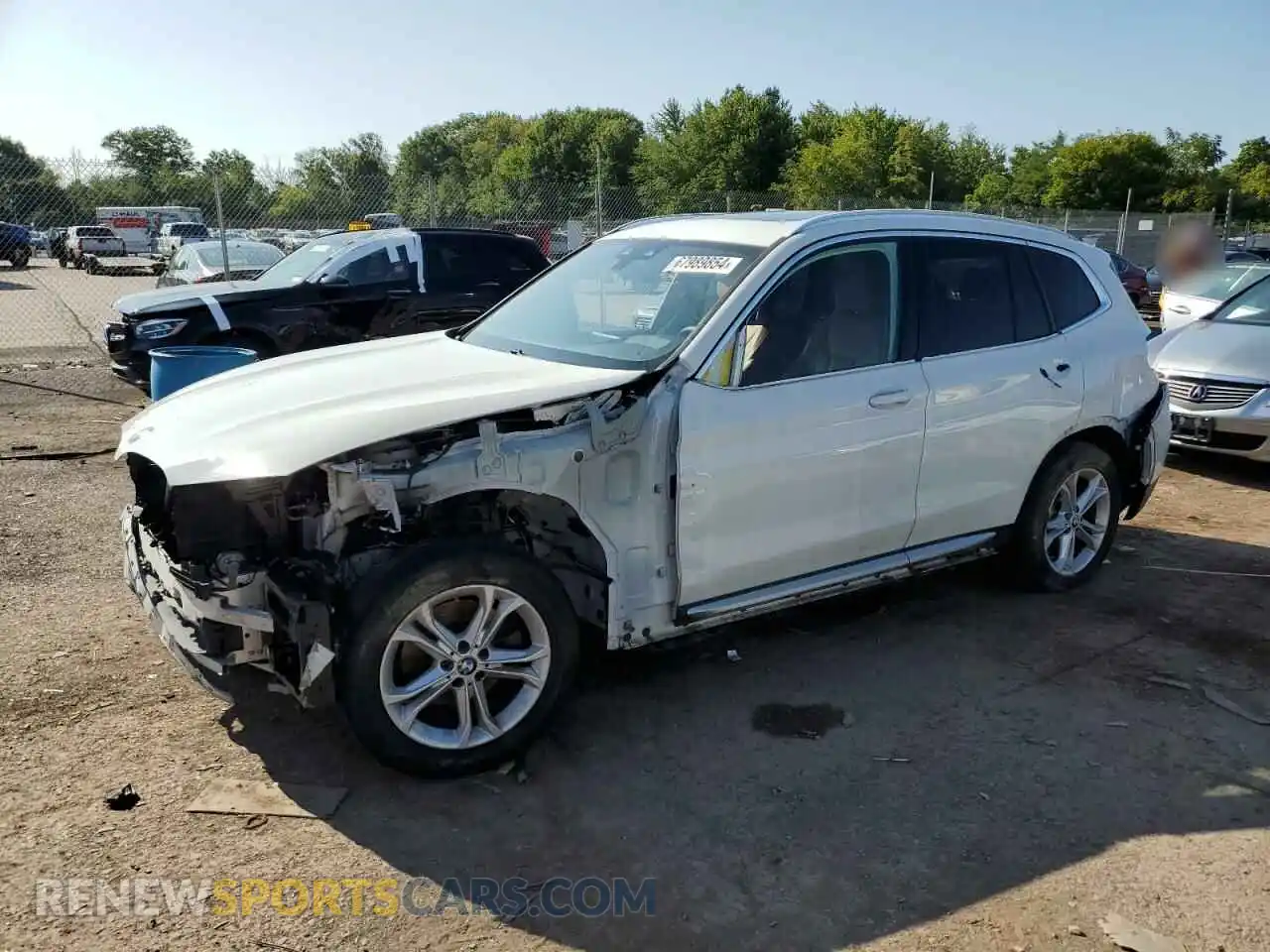 1 Photograph of a damaged car 5UXTY5C02M9E67096 BMW X3 2021
