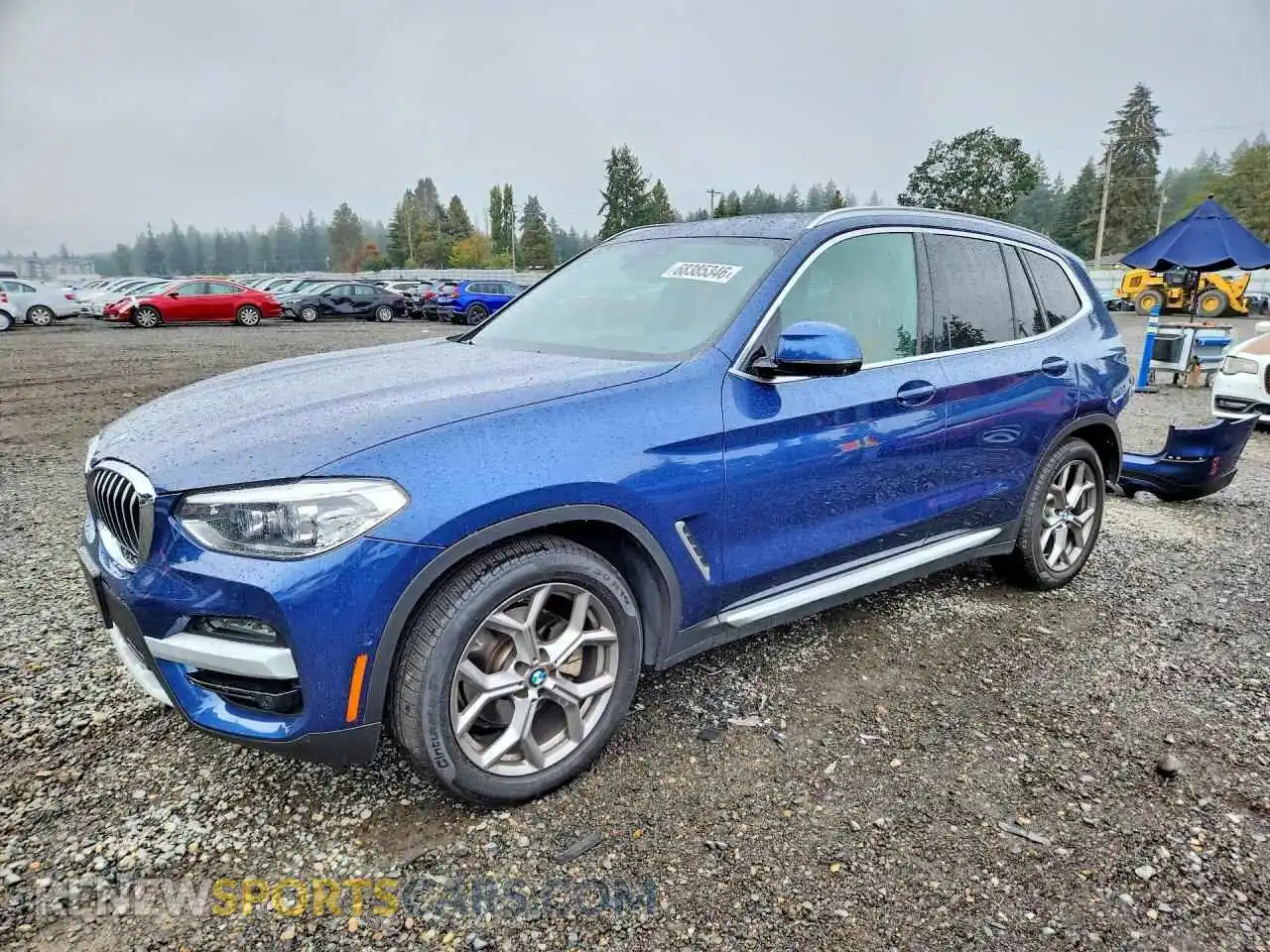 1 Photograph of a damaged car 5UXTY5C02M9F31766 BMW X3 2021