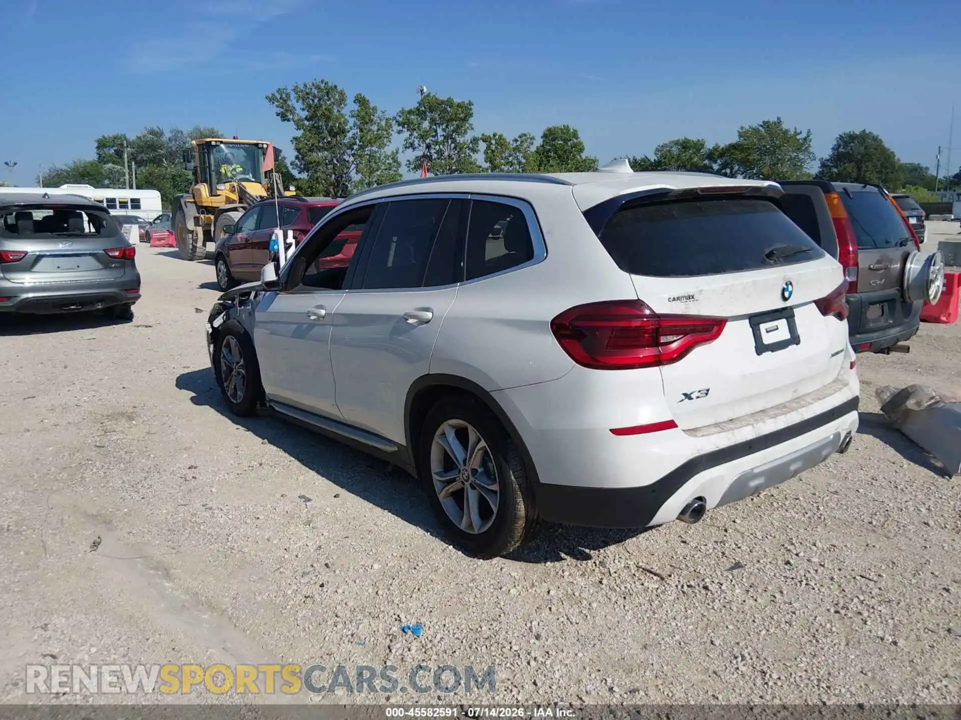 3 Photograph of a damaged car 5UXTY5C02M9H55846 BMW X3 2021
